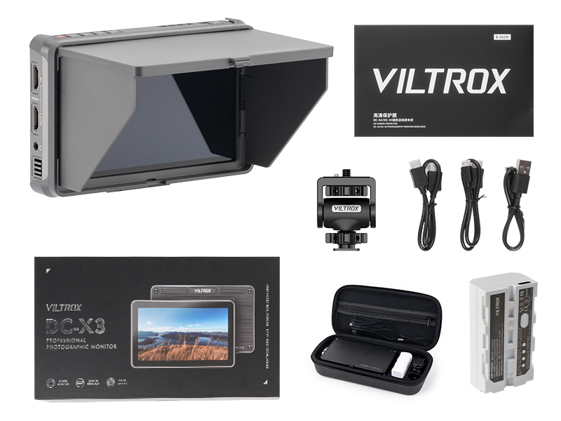 Amazon.com : VILTROX DC-X3 2000 Nits SDI Camera Field Monitor, 4K