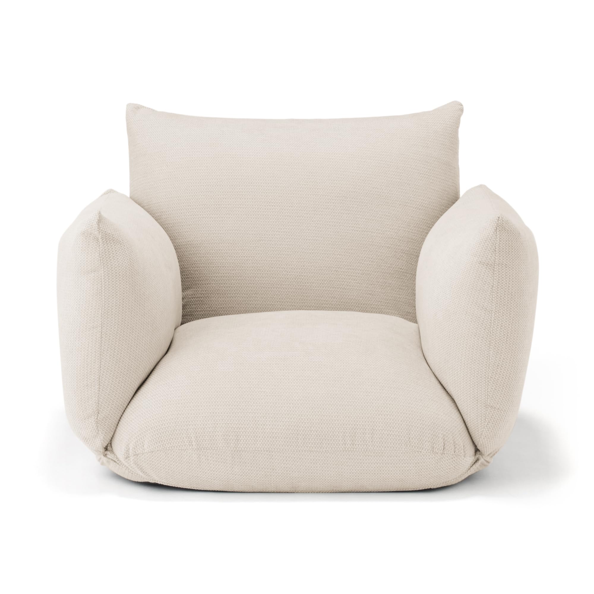 Amazon｜無印良品 リクライニングフロアソファ ベージュ 幅88×奥行78