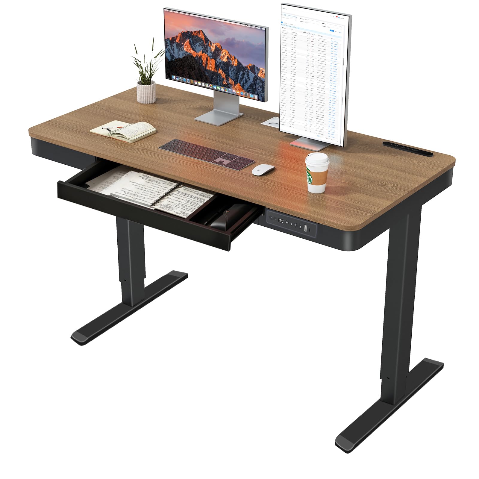 Amazon | LSTLIFE 昇降式デスク 電動昇降デスク 昇降デスク 2モーター