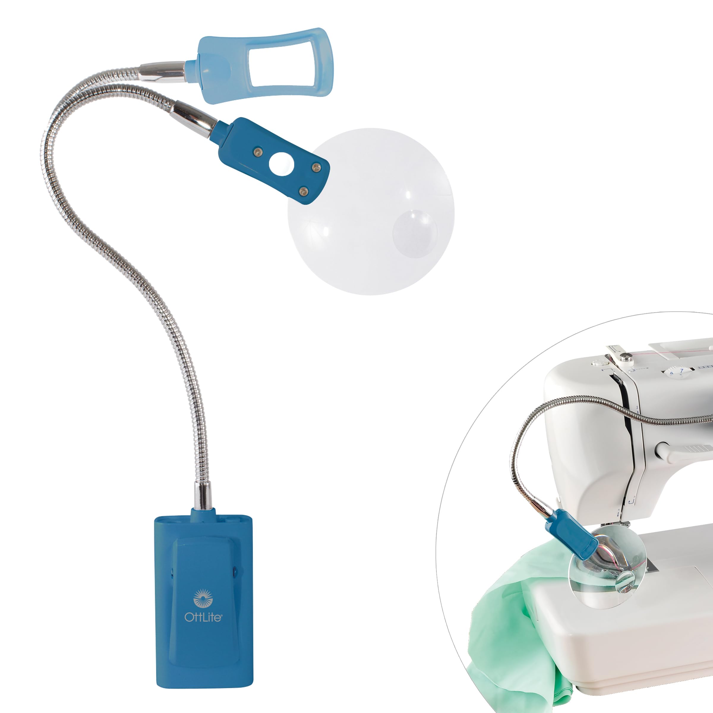 Ottlite LED 2 in 1 Sewing Machine Light | Clip Lamp, Sewing