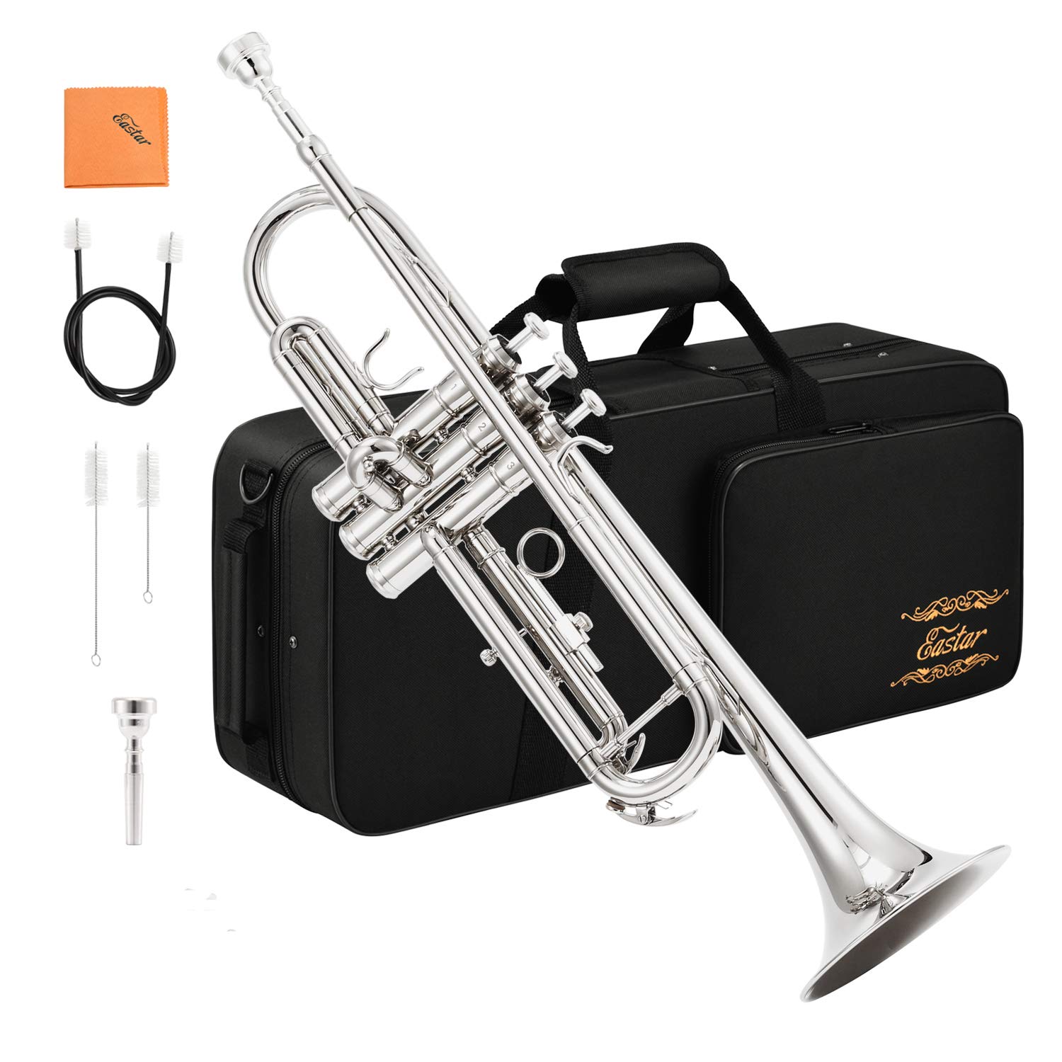 Amazon | Eastar トランペット Bb調 Trumpet 初心者 清潔アクセサリー