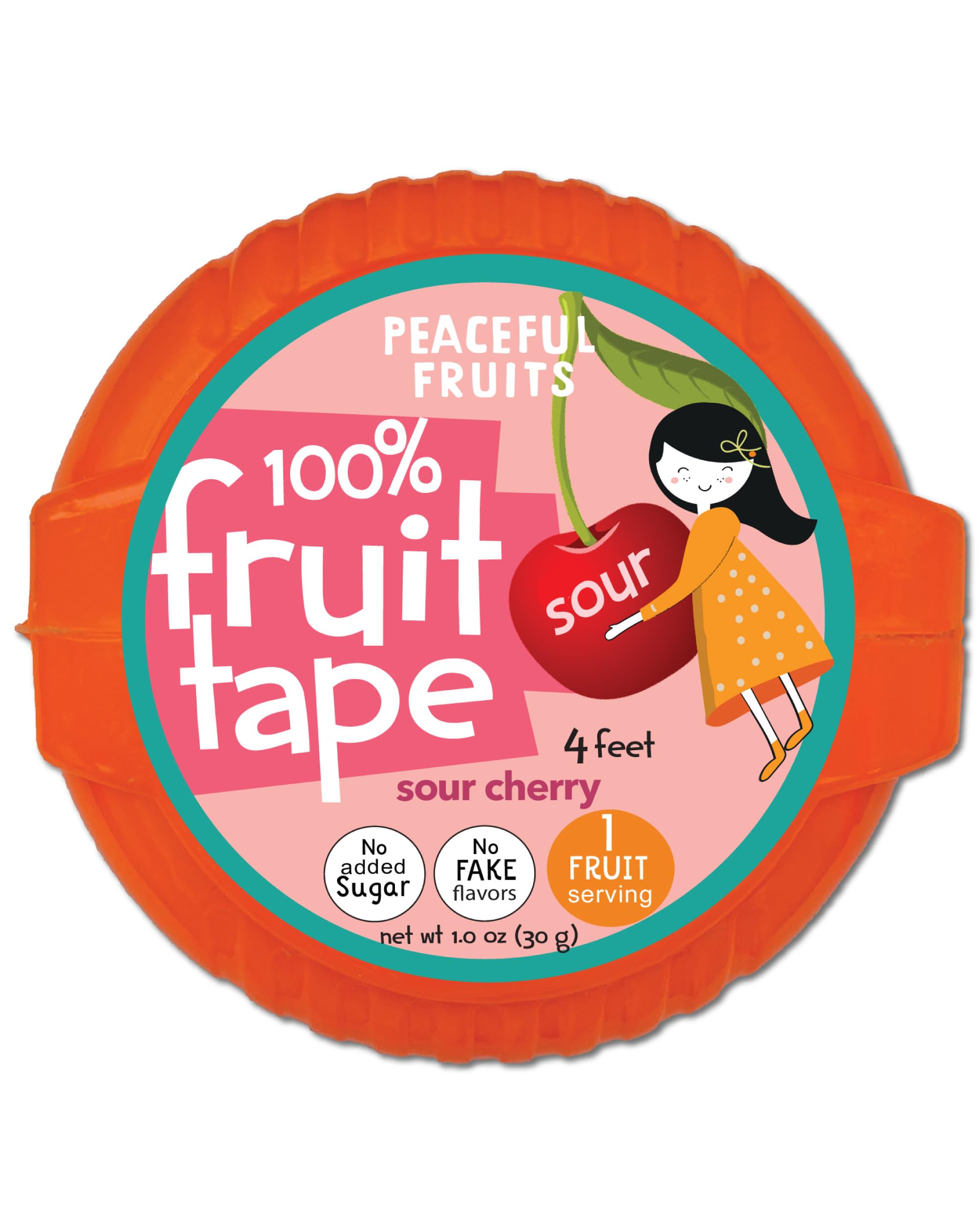 Amazon.com : Peaceful Fruits 100% Fruit Tape - Sour Cherry - 12