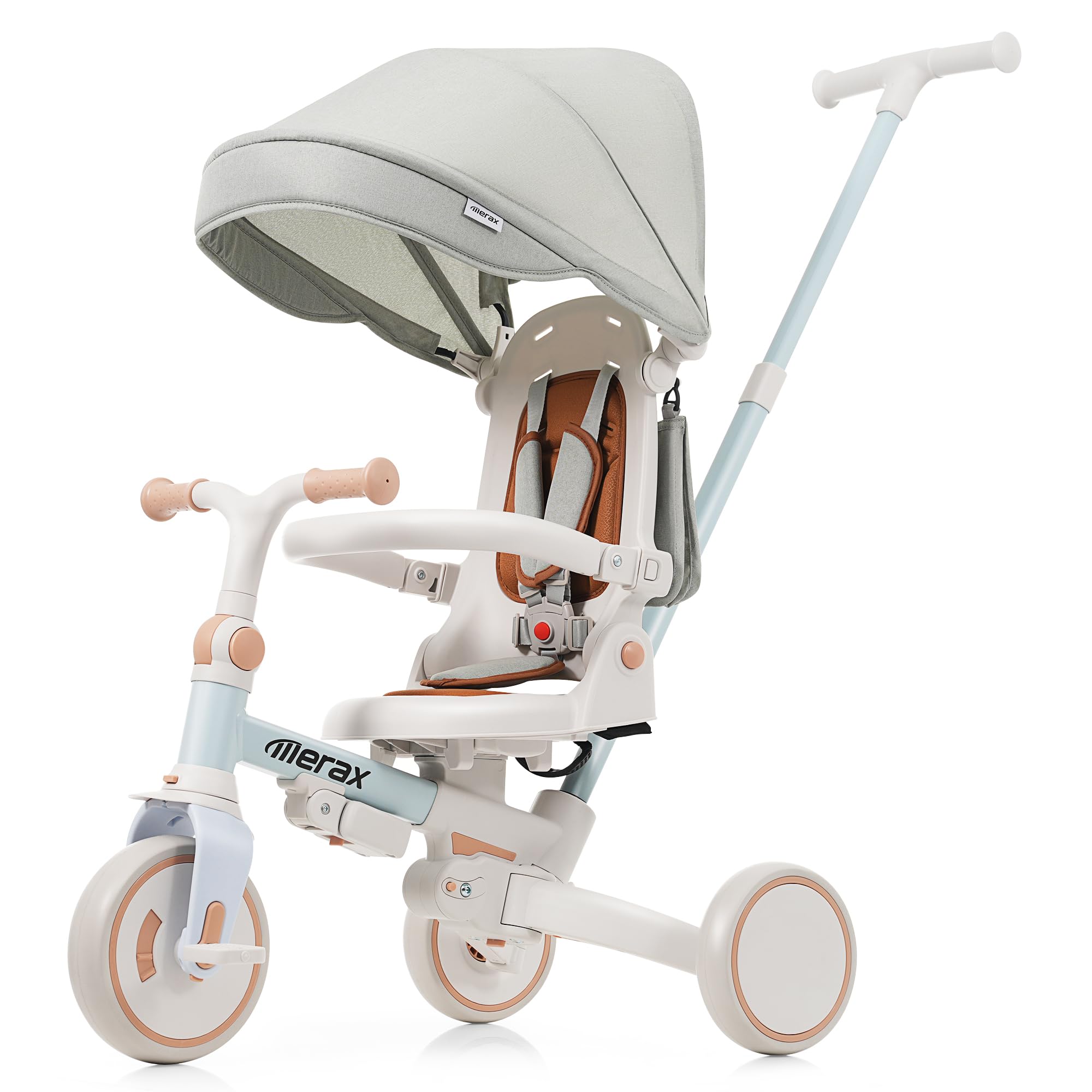 Amazon.com: Merax 7-in-1 All-Terrain Kids Tricycle Stroller