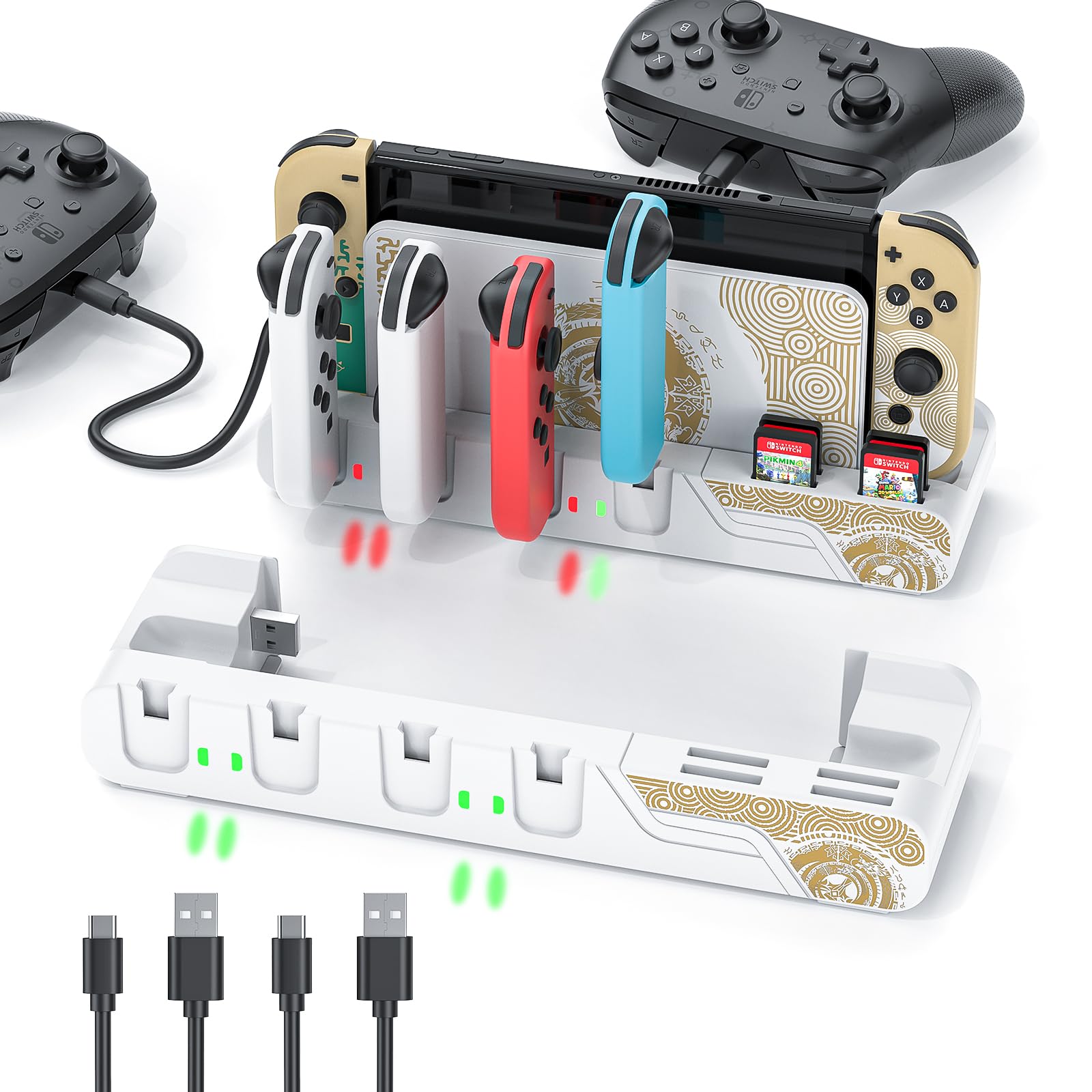 Amazon.co.jp: コントローラー充電ドック Nintendo Switch OLED対応