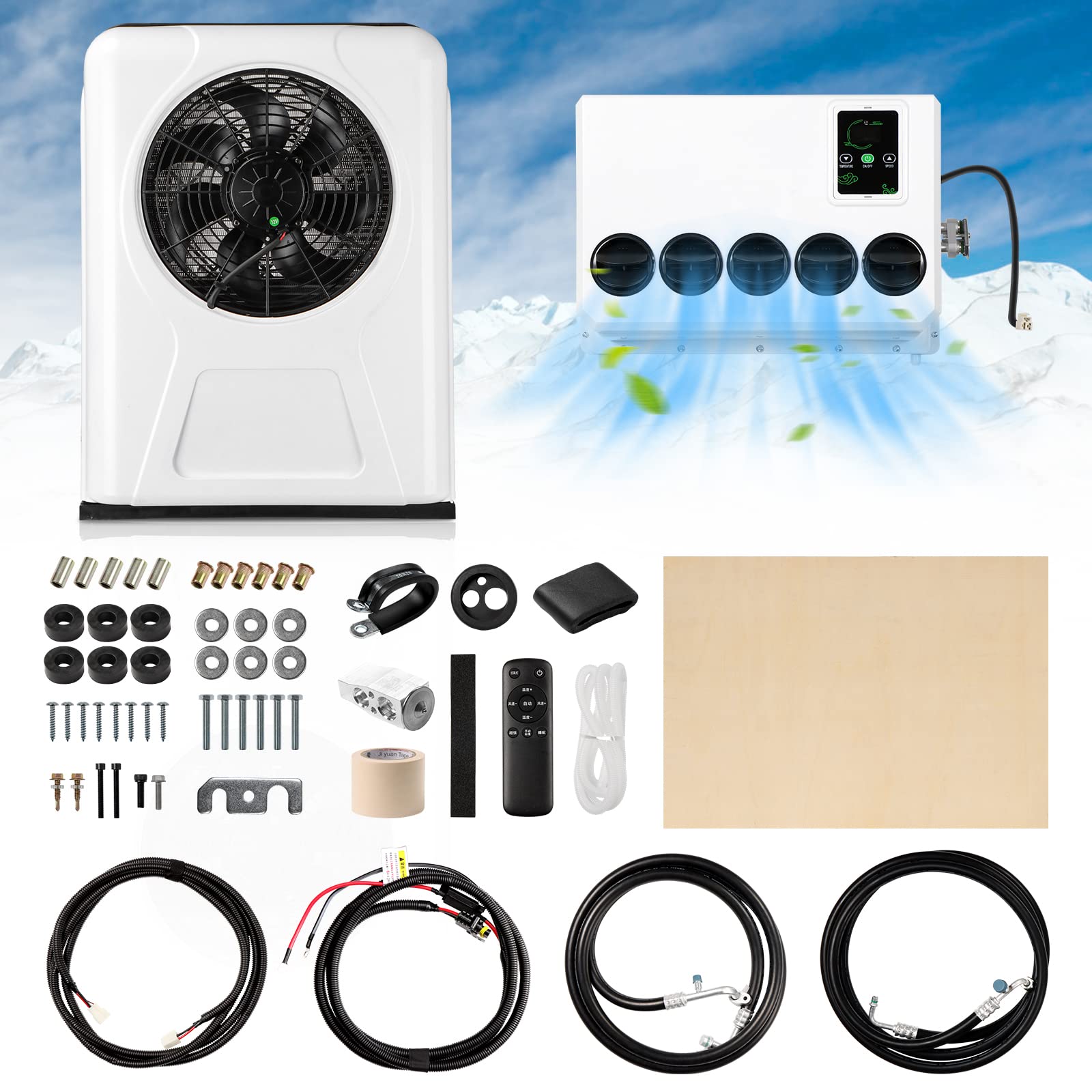 Amazon.com: NEKPOKKA 12V DC Air Conditioner - Electric Air