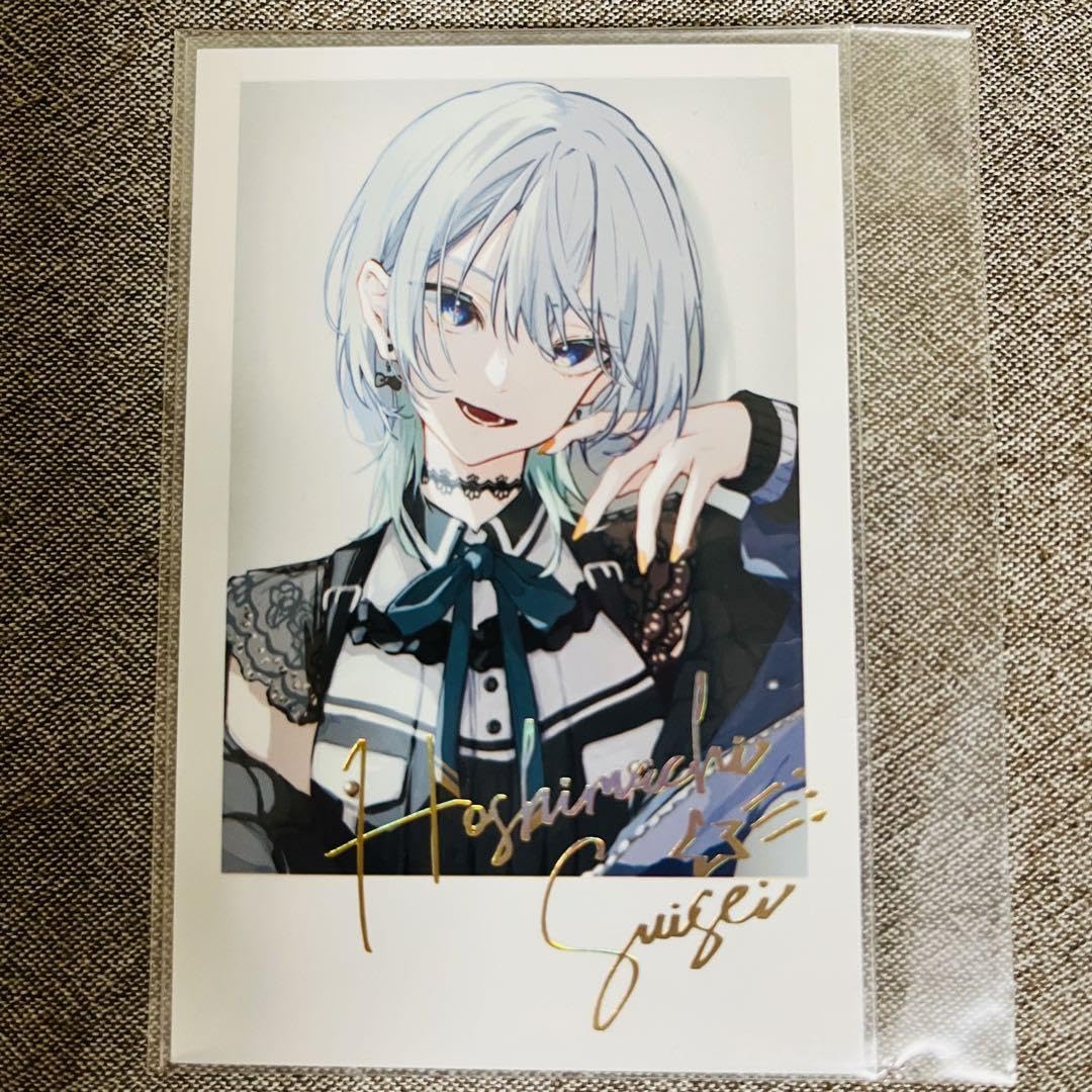 Amazon.co.jp: 星街すいせい チェキ 風 カード ホロ ライブ : おもちゃ