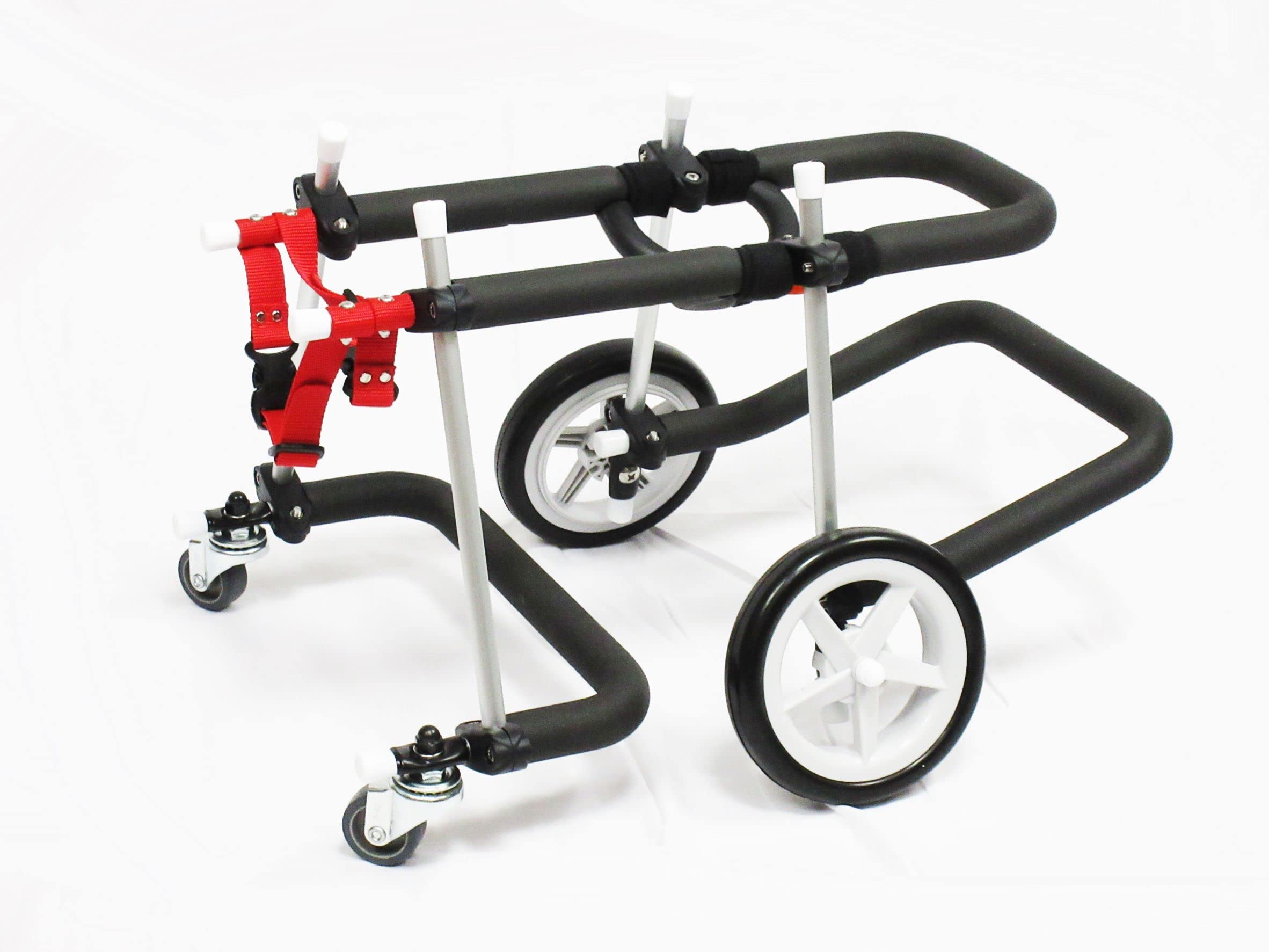 きのこ マルチーズ4輪 リハビリ 食事補助 犬用車椅子 介護 犬の歩行器