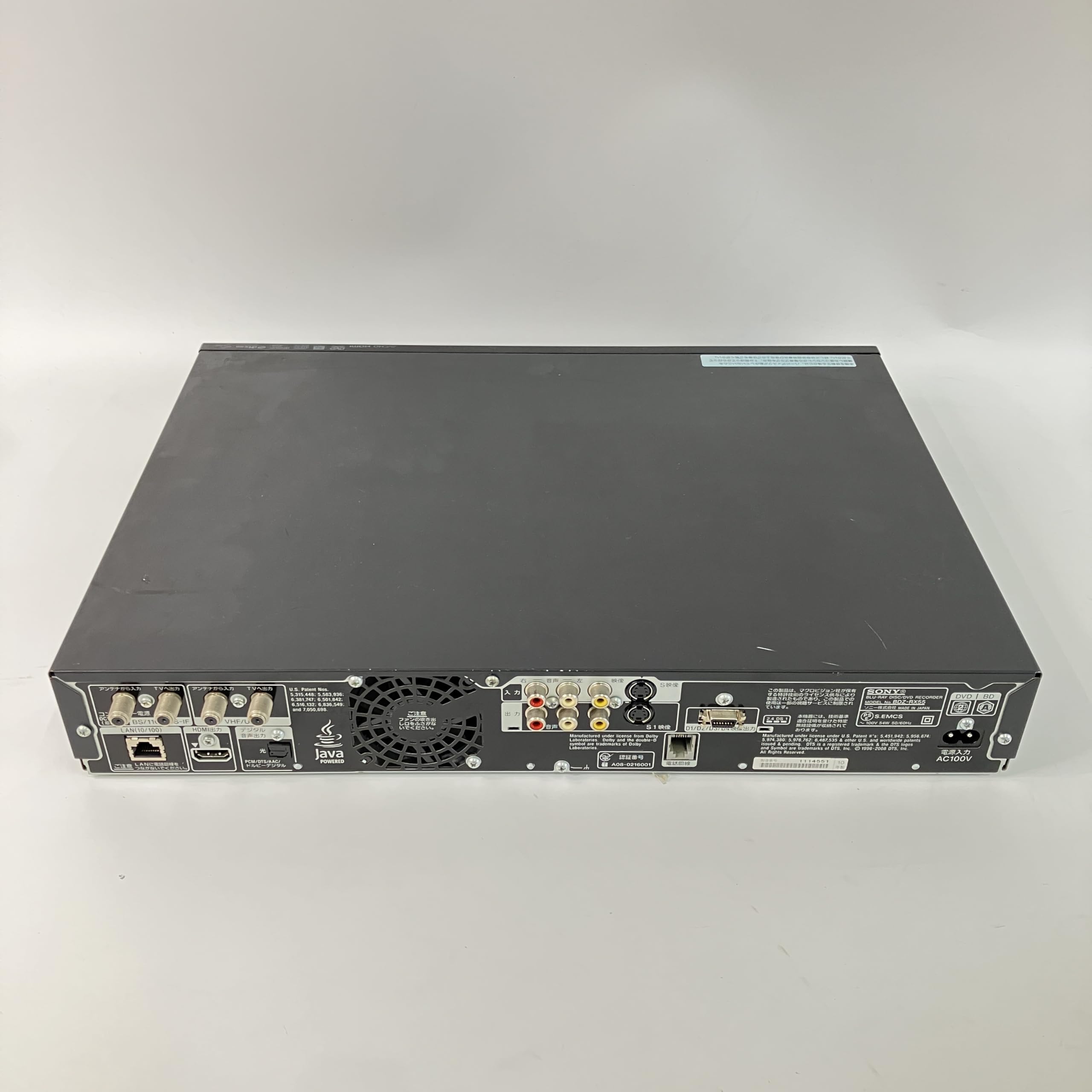 Amazon | SONY 500GB 2チューナー ブルーレイレコーダー BDZ-RX55