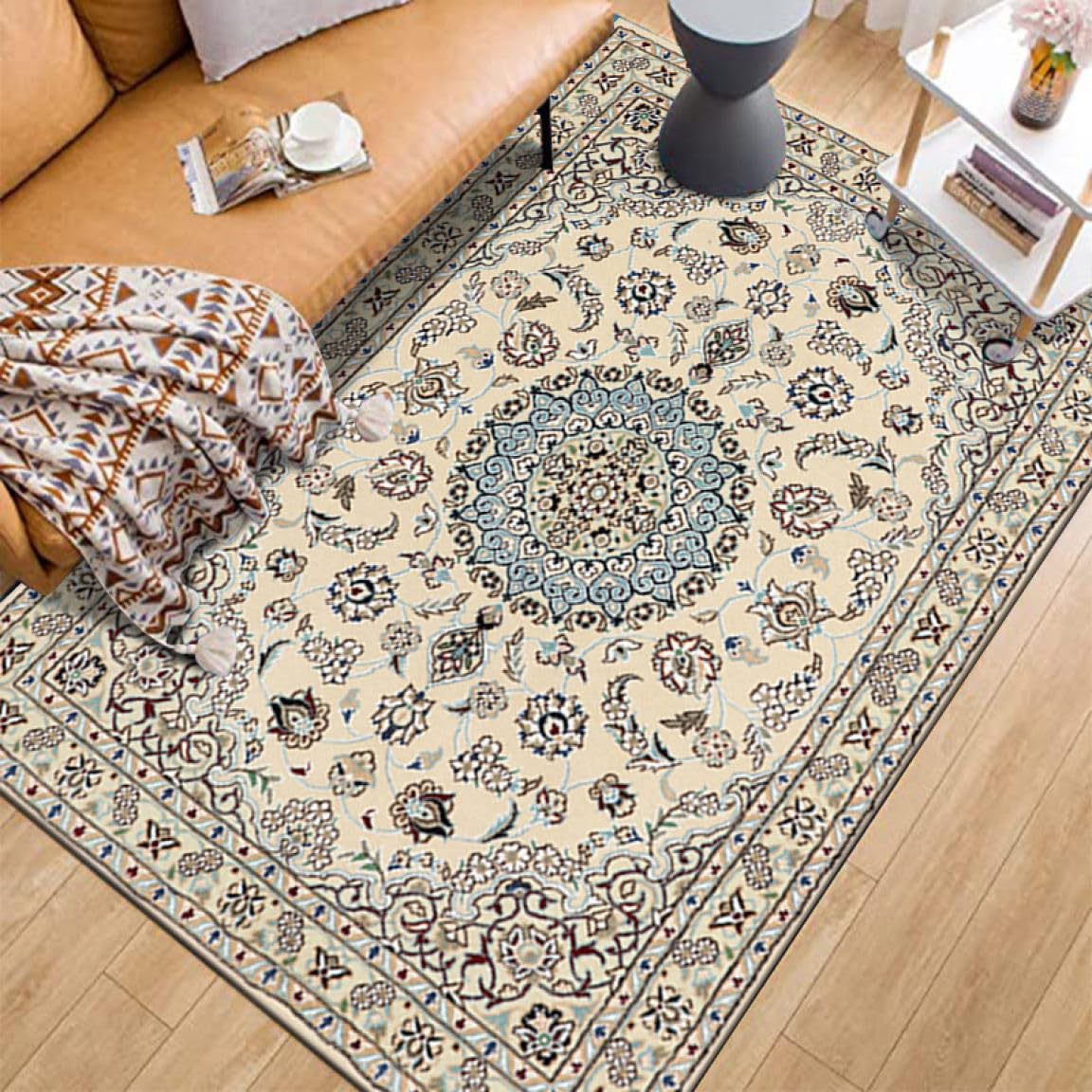 Amazon｜ラグ ペルシャ絨毯風 ラグマット オリエンタル柄 キリム柄