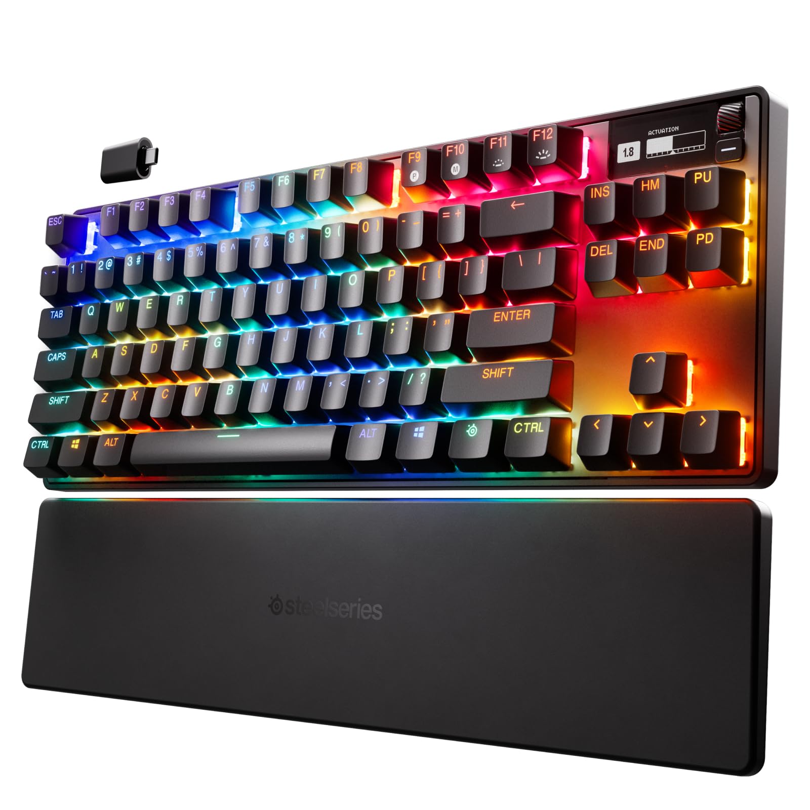 SteelSeries Teclado para jogos Apex Pro TKL sem fio hipermagnético
