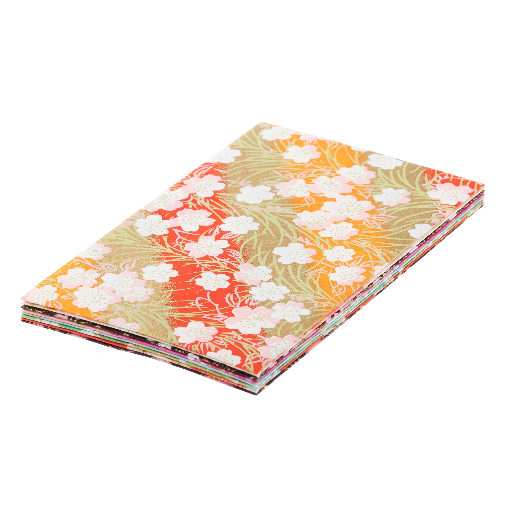 Amazon | 【Amazon.co.jp 限定】和紙かわ澄 特撰 友禅和紙 ぽち袋 桜柄