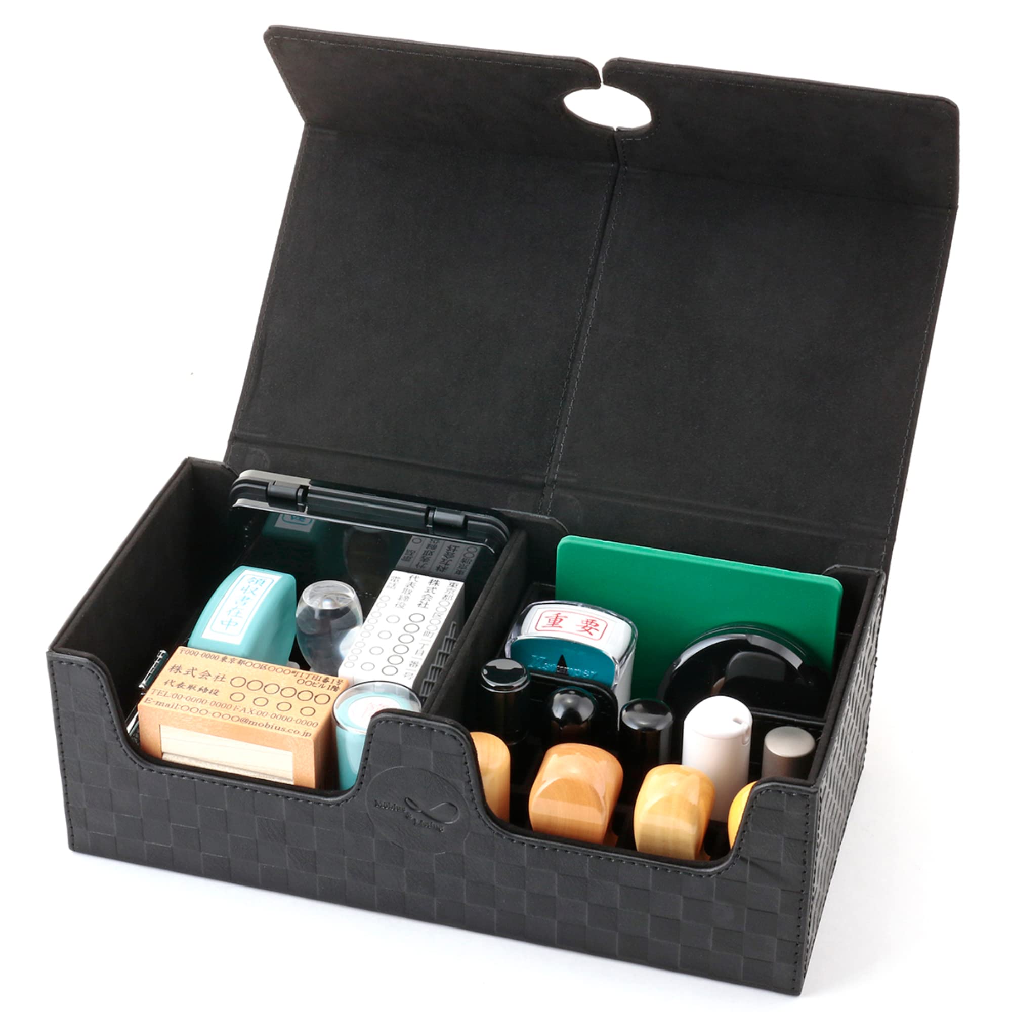 Amazon | Möbius 【市松模様で縁起のいい・法人 印鑑ケース シリーズ