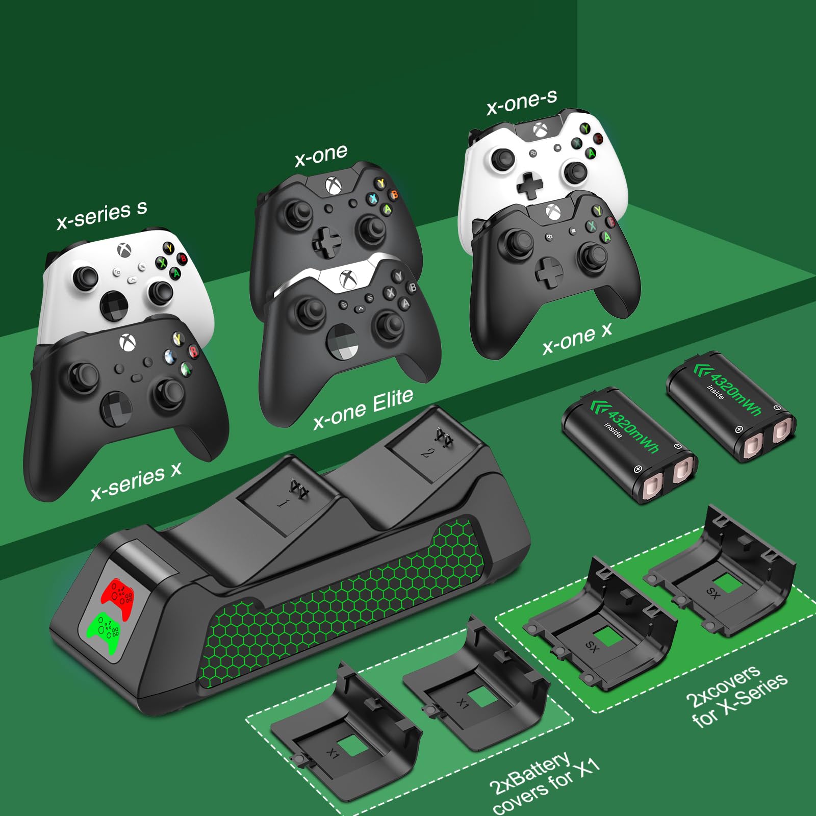 Amazon.co.jp: コントローラー充電ステーション Xbox Series X|S/Xbox