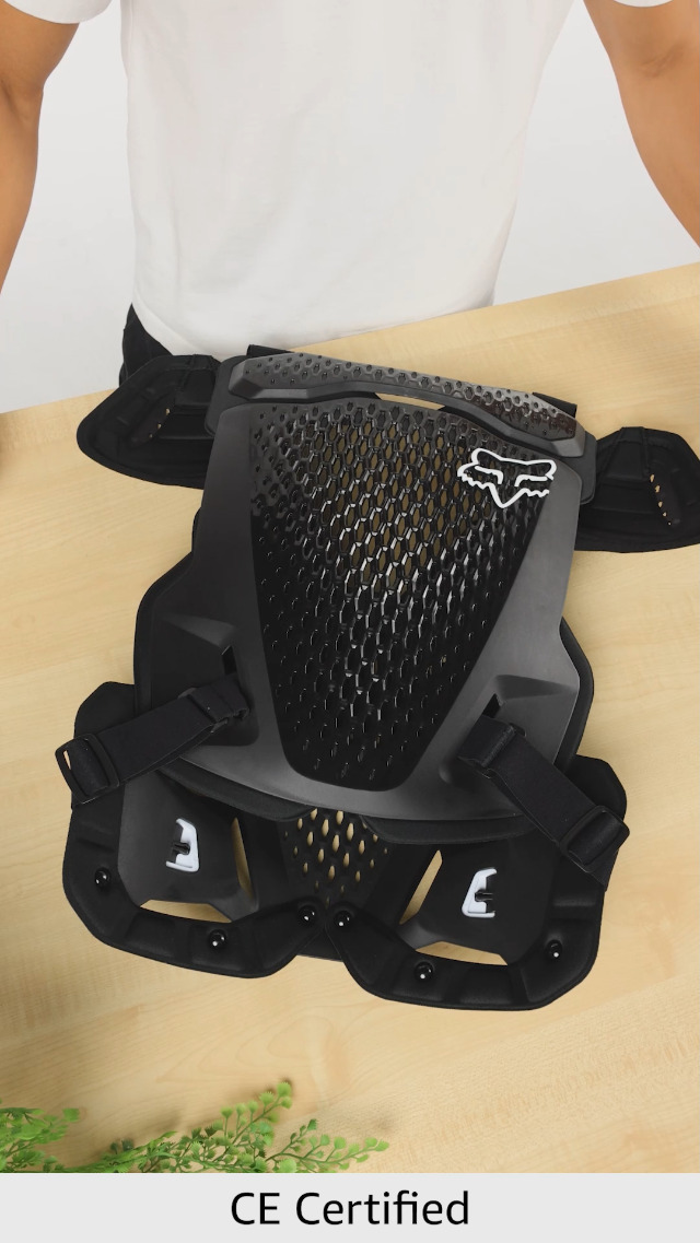 Amazon.com: Fox Racing R3 Motocross Dirt Bike Chest Guard, Black