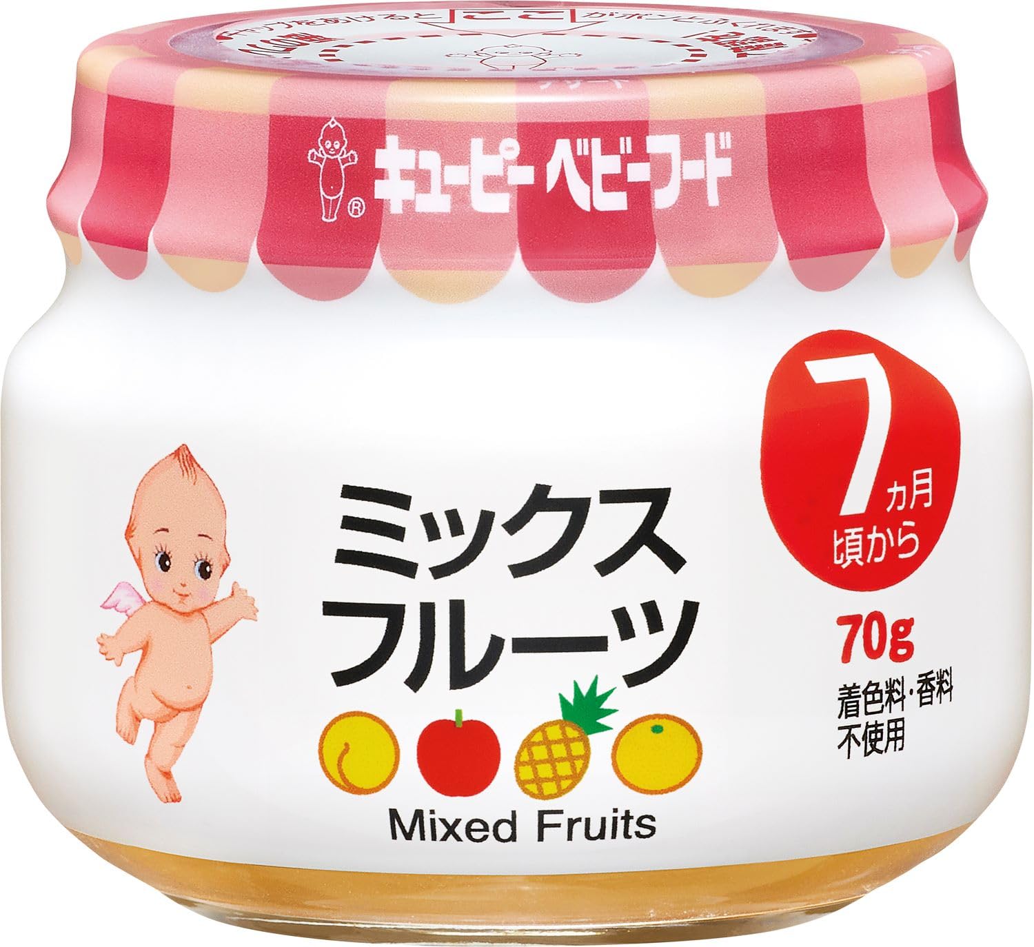Amazon.co.jp: キユーピーベビーフード ミックスフルーツ 70g 【7ヵ月