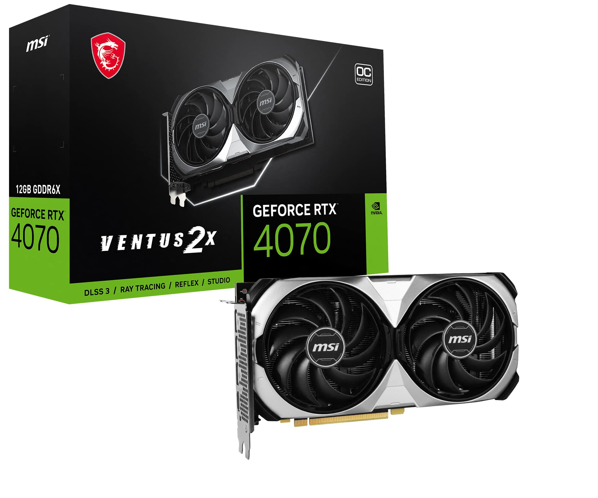 Amazon.com: MSI Gaming GeForce RTX 4070 12GB GDRR6X Extreme Clock