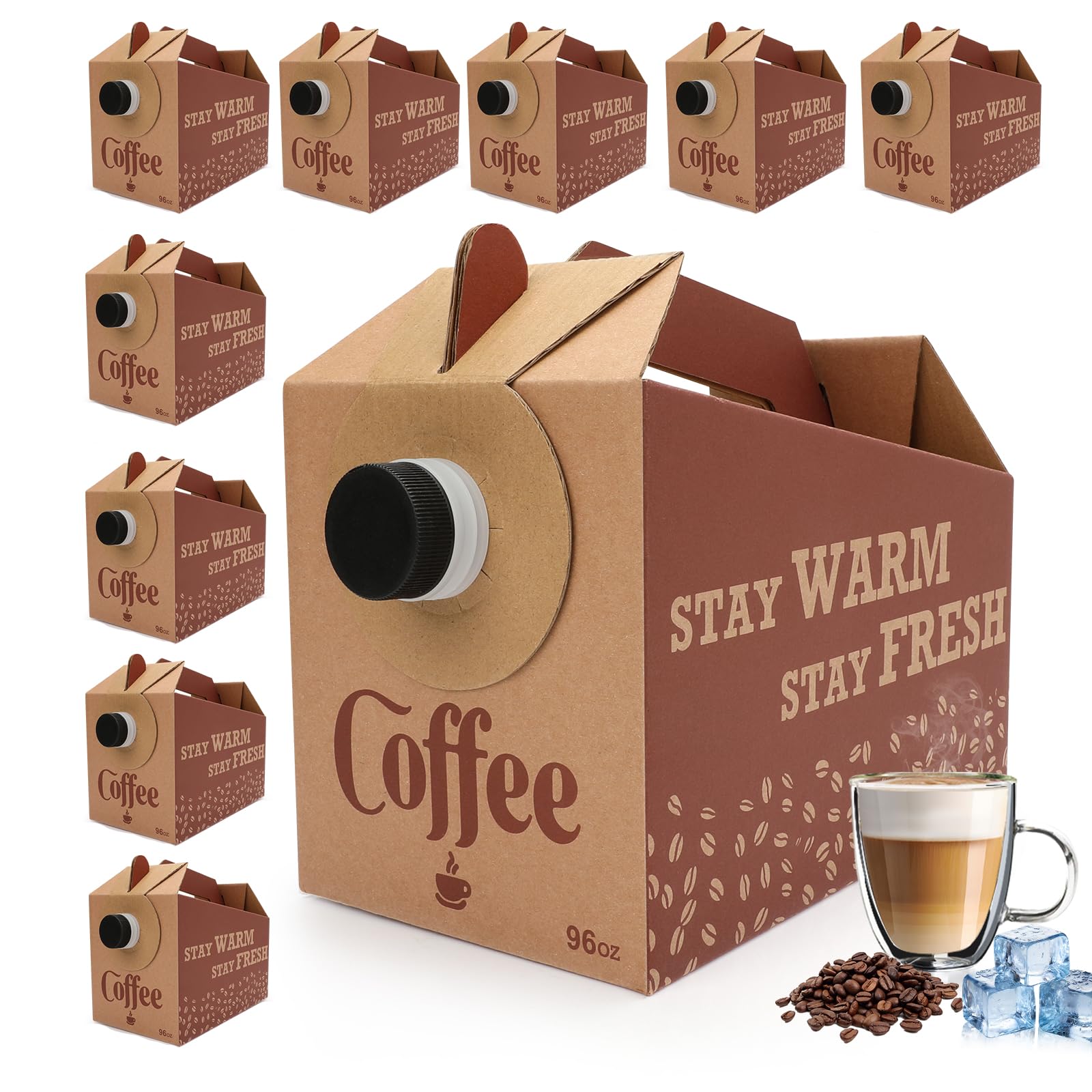 Amazon.com: INPARALLUV 5 Pack Disposable Coffee Box Dispensers