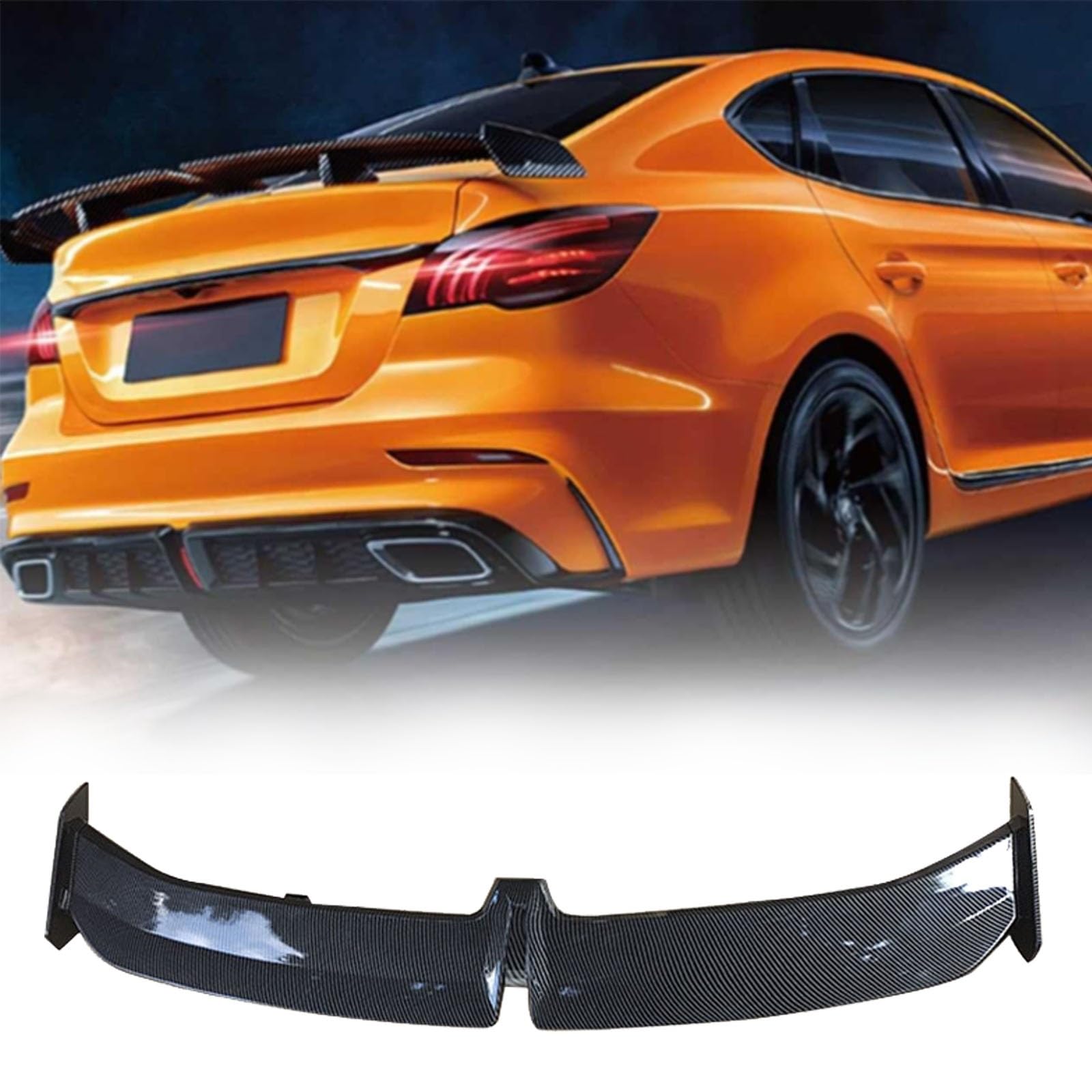 Amazon | ホンダシビックFL系 FL1 FL4 に適用 汎用リアウイング リア