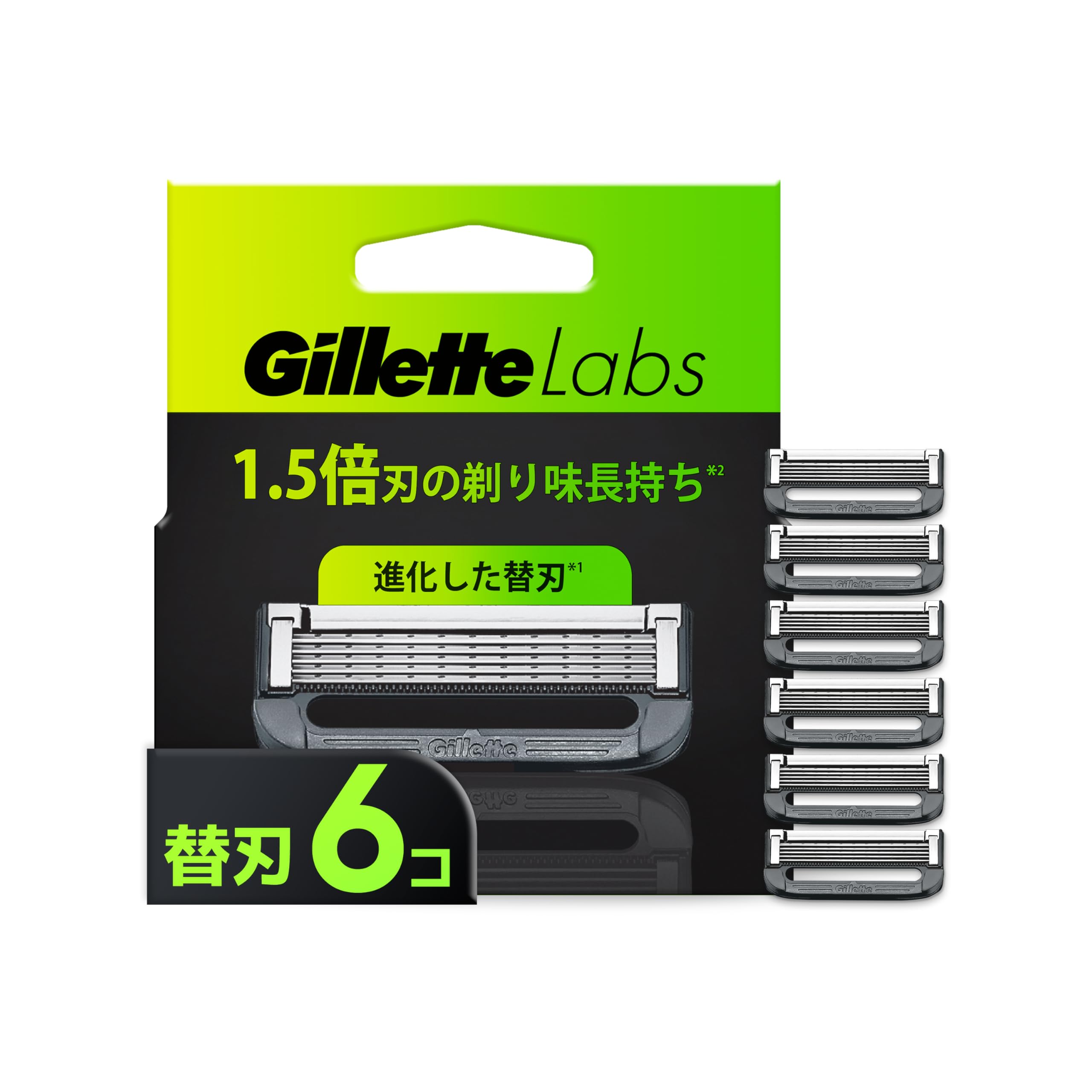 Amazon.co.jp: Gillette 【正規品】 ジレット 髭剃り 替刃 6個