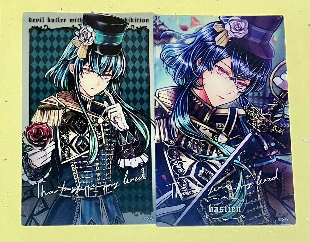 Amazon.co.jp: 悪魔執事と黒い猫 あくねこ展 バスティン クリアカード