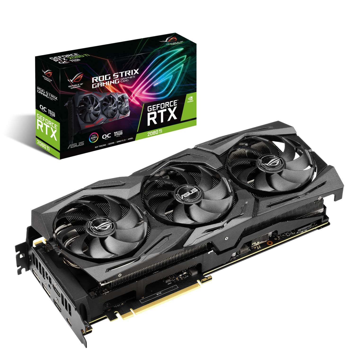 Amazon.com: ASUS GeForce RTX 2080 TI ROG Strix 11GB GDDR6 Graphics