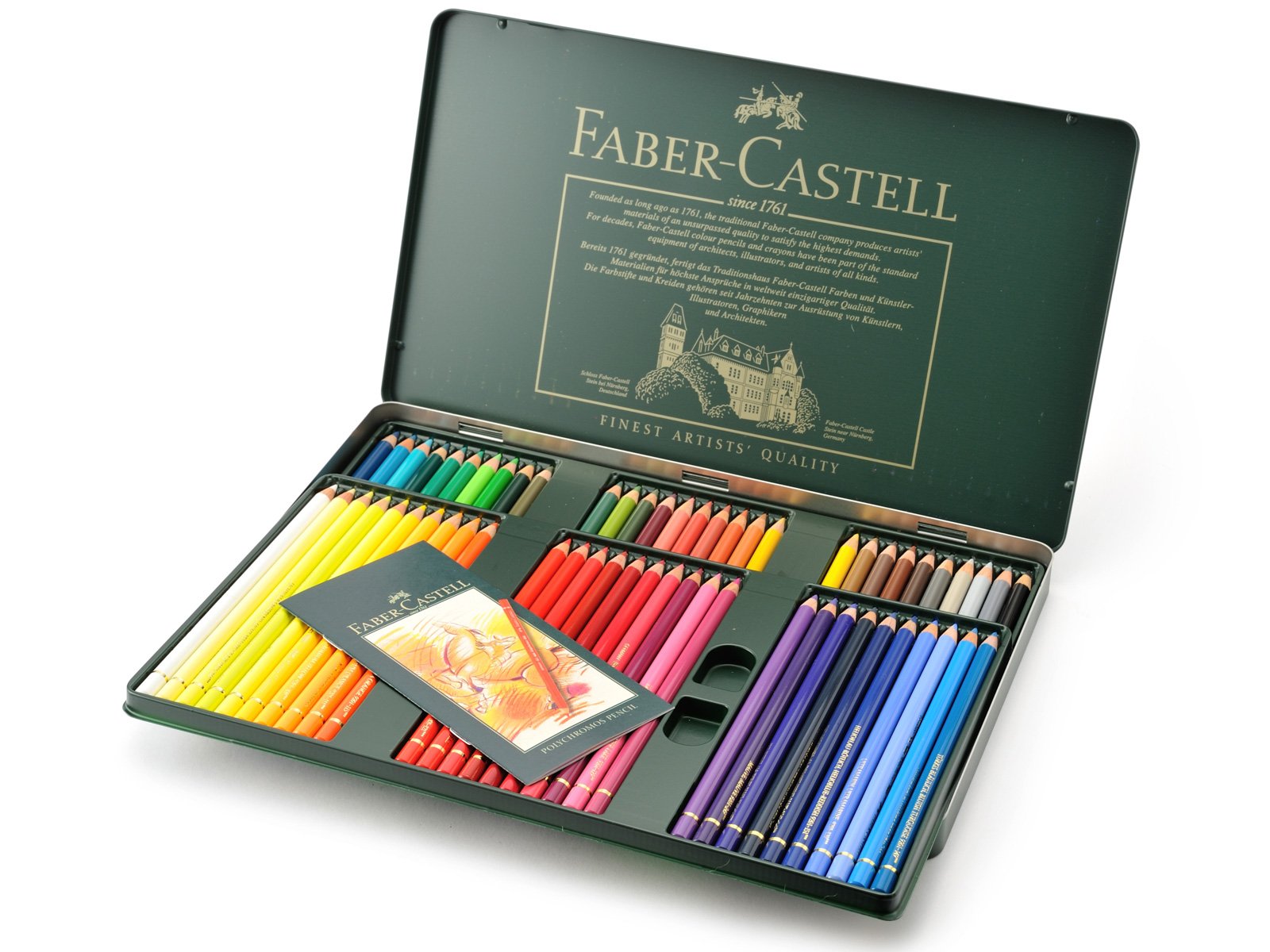 Amazon.co.jp: ファーバーカステル ポリクロモス色鉛筆 60色 缶入