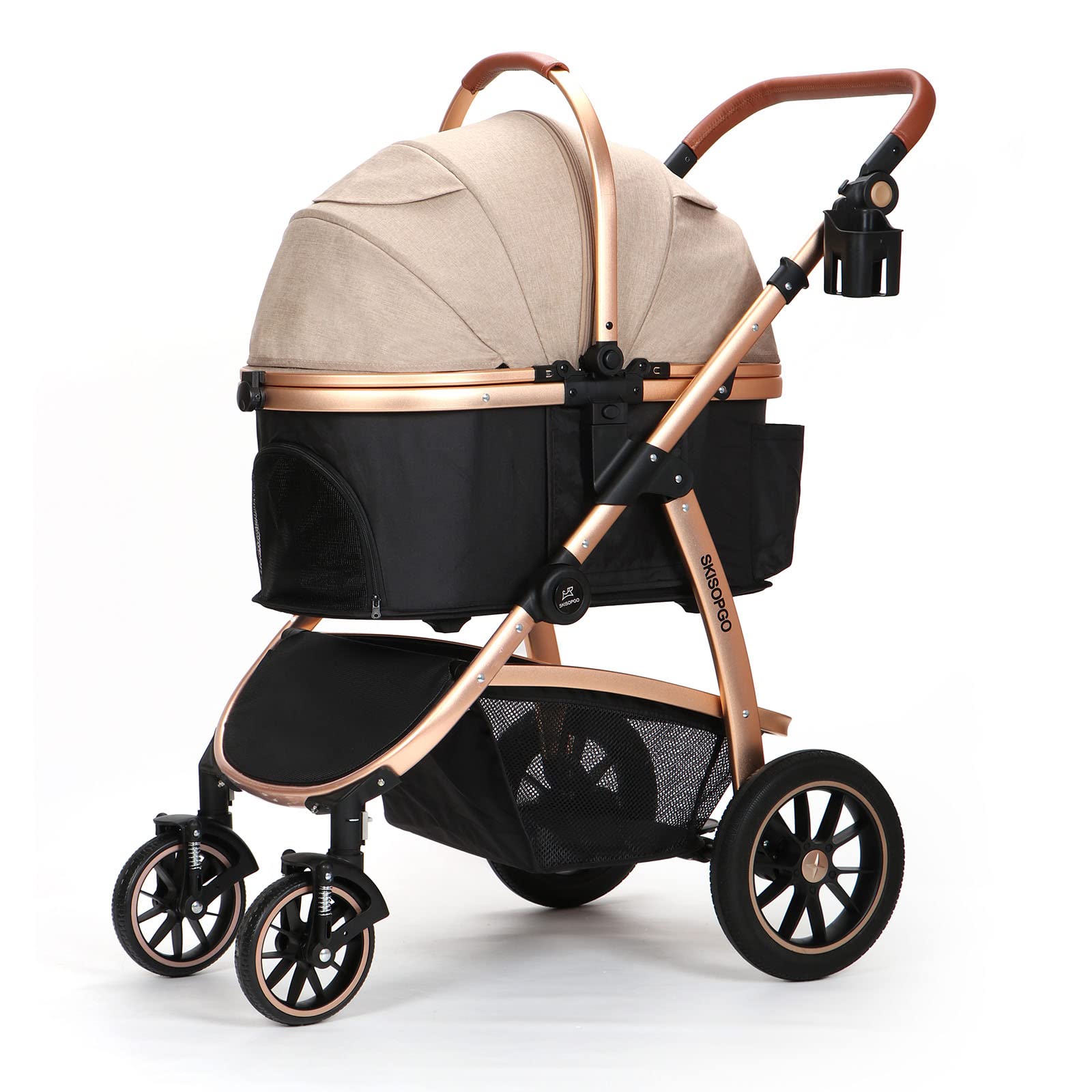 Amazon.co.jp: SKISOPGO ペットカート 分離型 犬用ベビーカー いぬ用