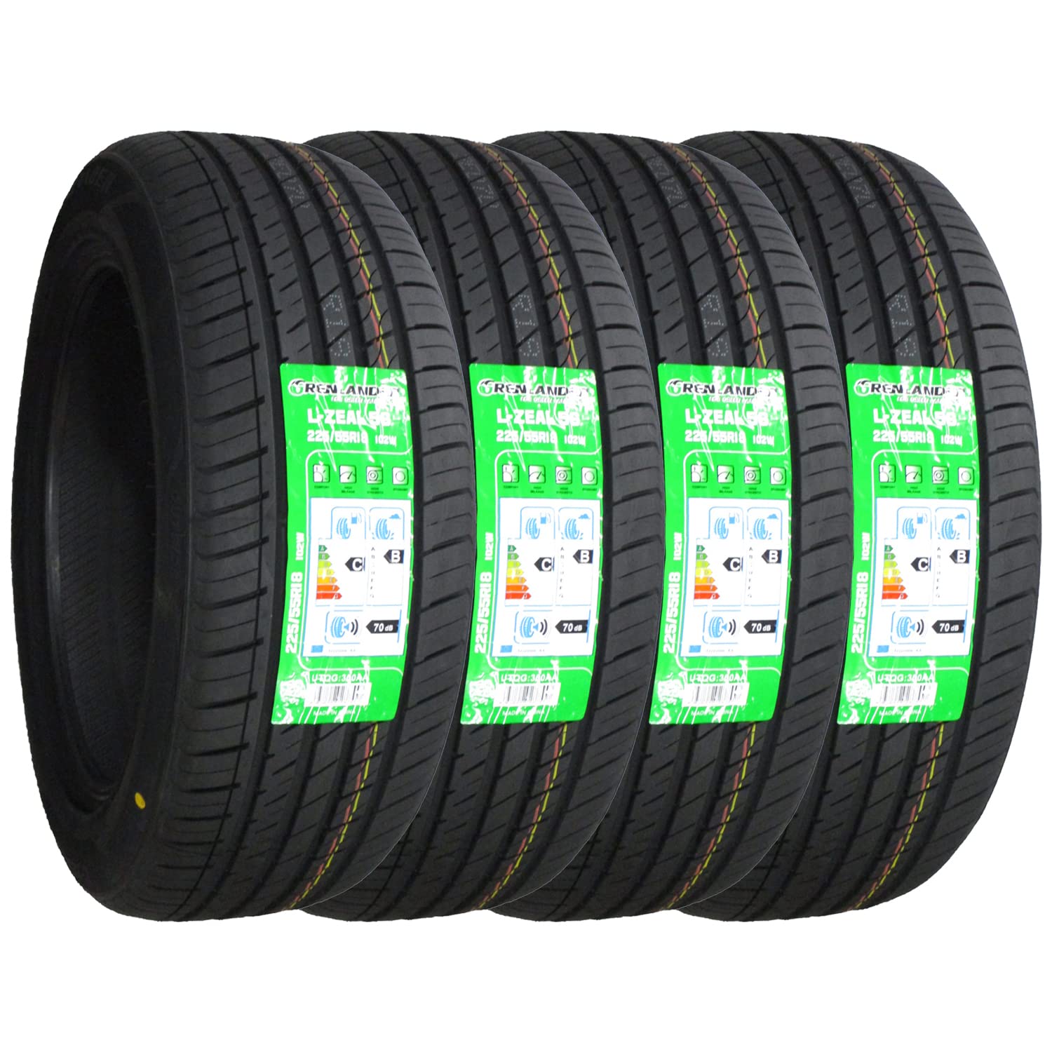 Amazon.co.jp: グリンランダー(GRENLANDER) サマータイヤ L-ZEAL56 225