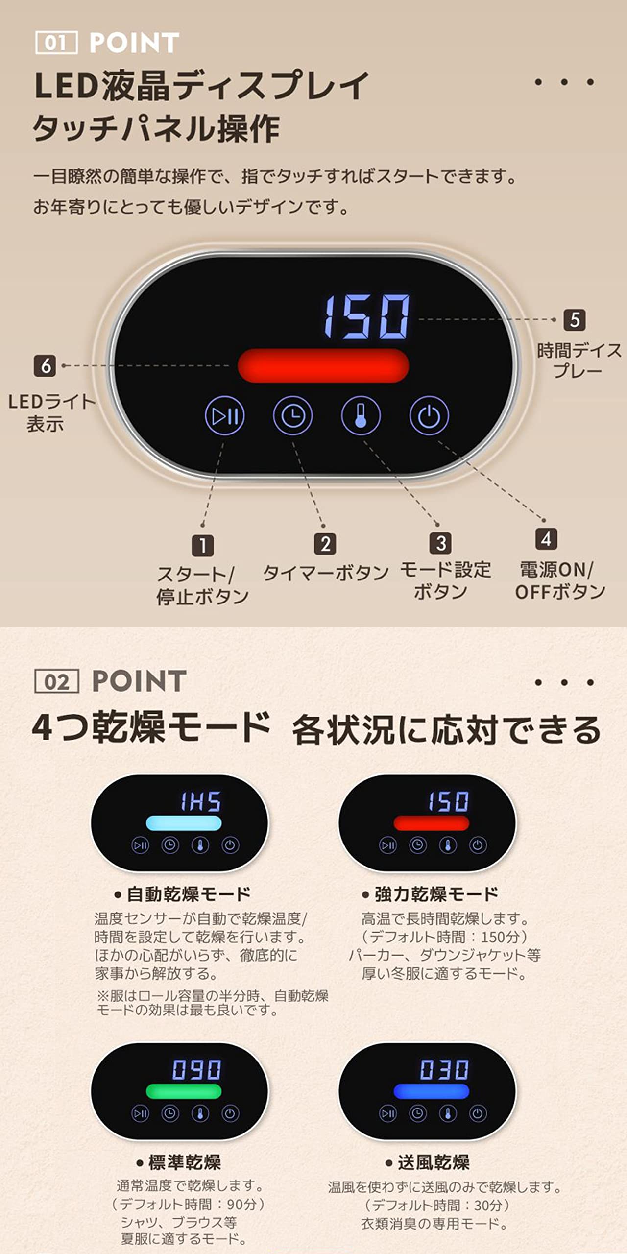 Amazon | 衣類乾燥機 小型 3.0kg 工事不要 ステンレスドラム タイマー