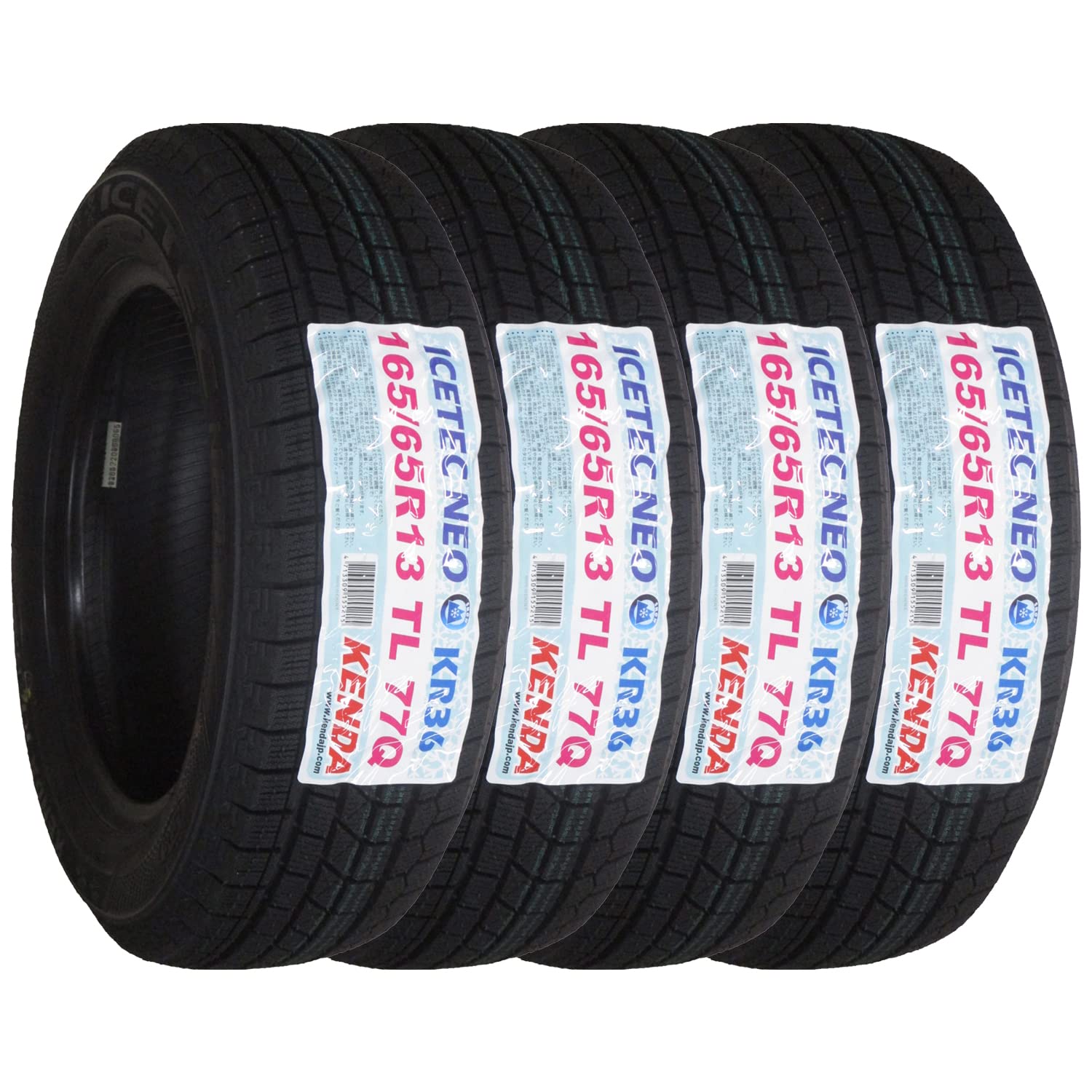 Amazon.co.jp: ケンダ(KENDA) スタッドレスタイヤ KR36 165/65R13 77Q