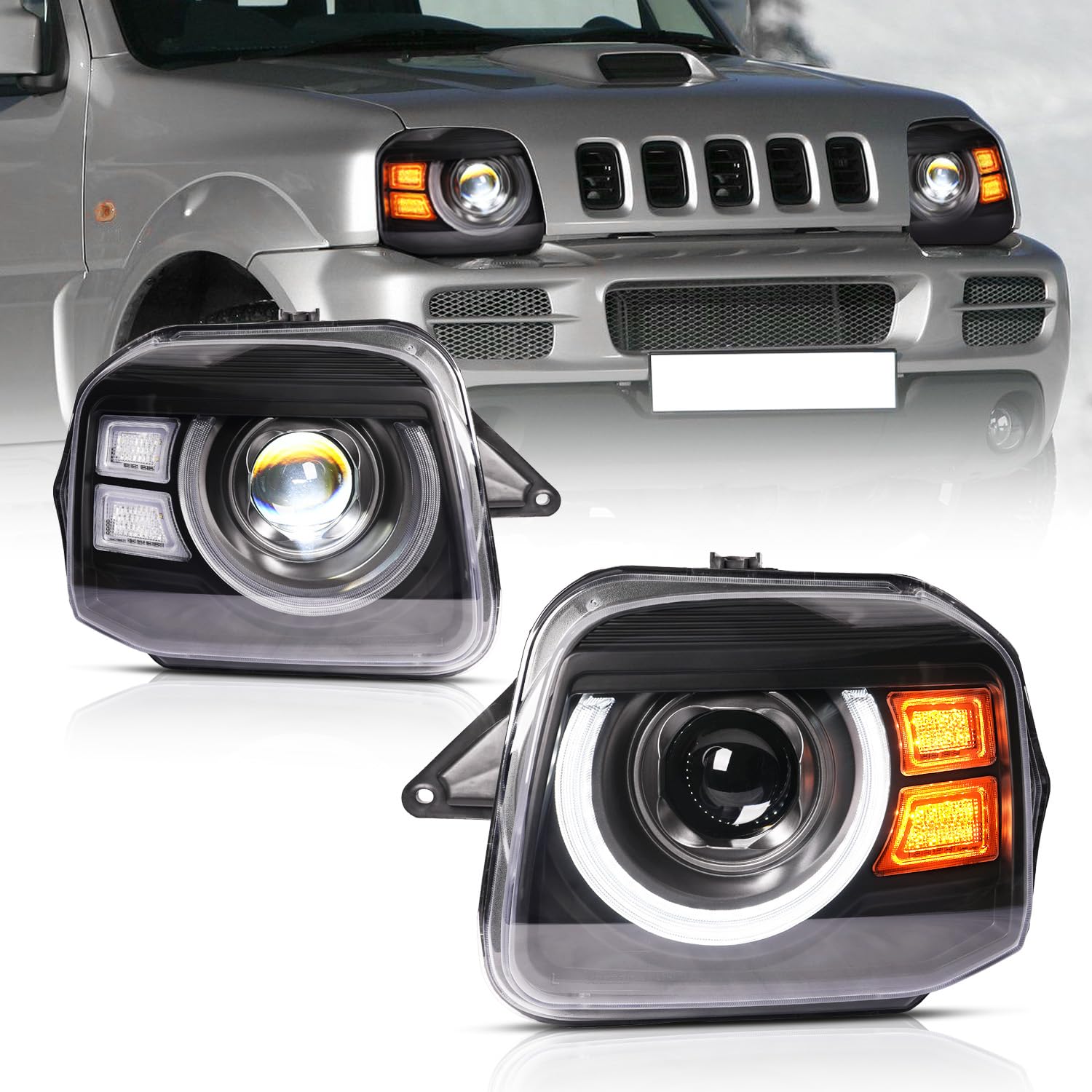 Amazon | スズキ ジムニー JB23型 ヘッドライト全LED 3代目