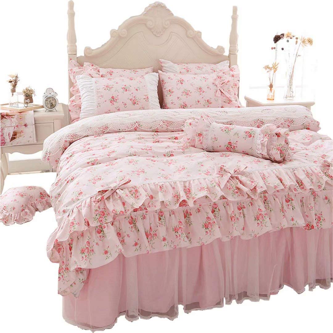 Amazon | 姫系 布団カバー 4点セット ダブル 掛け布団カバー ベッド