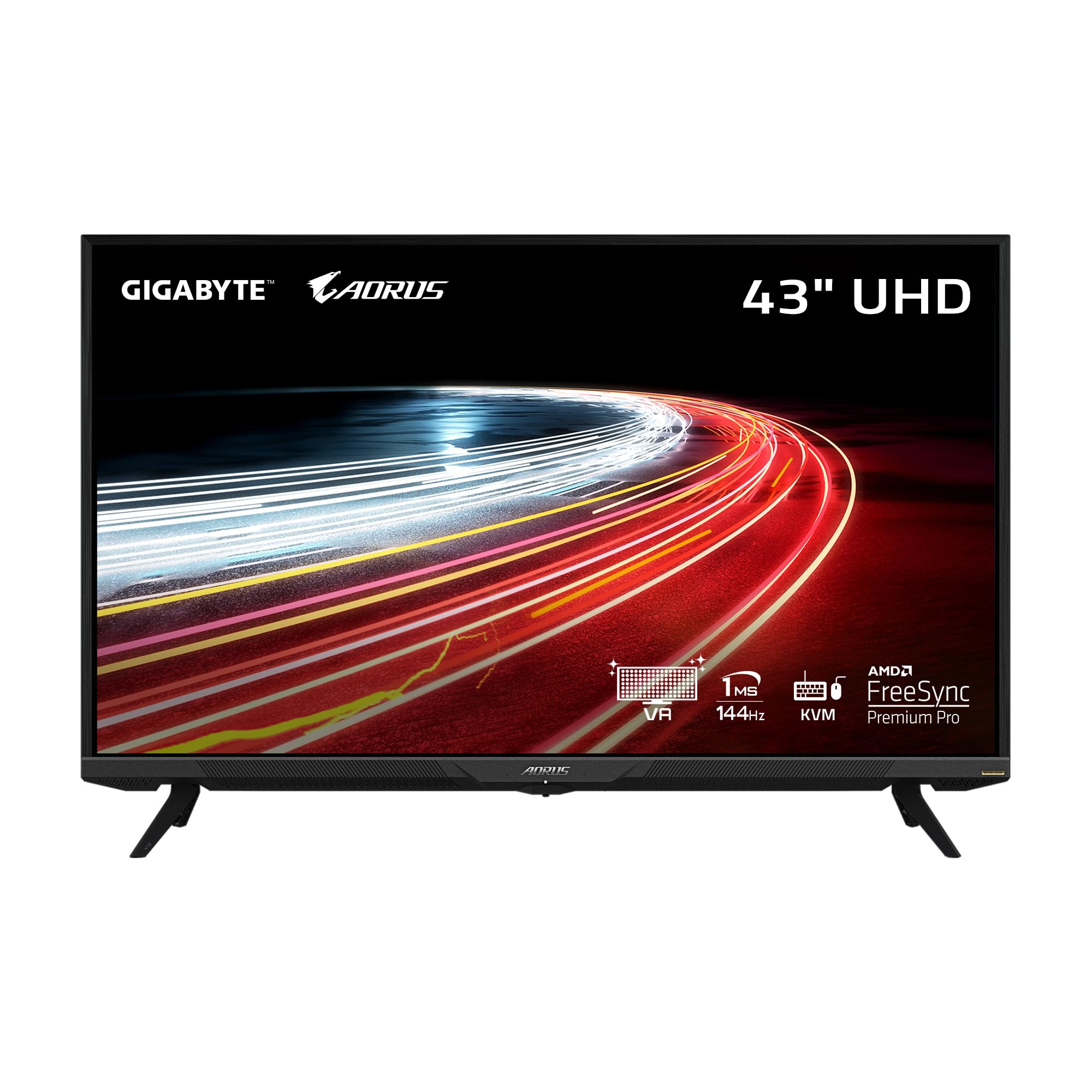 Amazon.co.jp: GIGABYTE AORUS FV43U 43インチ 144Hz 2160p HBR3