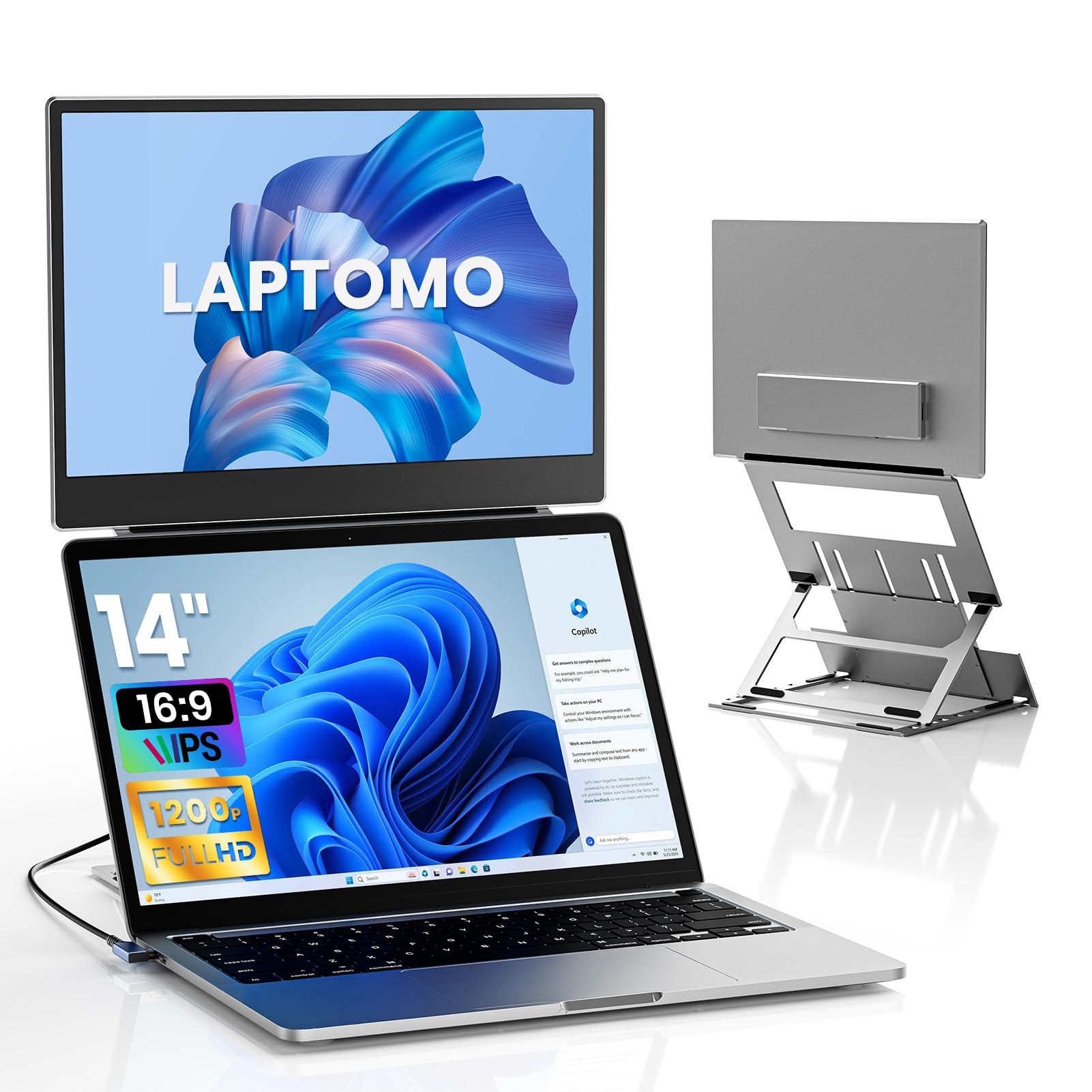 Laptomo M2 使用浅め ぼうしねこ Amazon.co.jp: デュアルディスプレイ