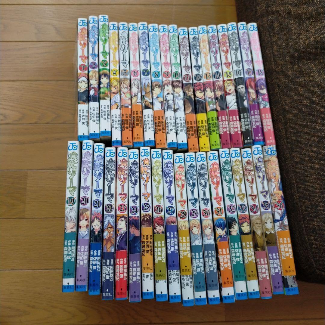 kaseijin3様】食戟のソーマ 1〜35巻 全初版帯付きセット 食戟のソーマ