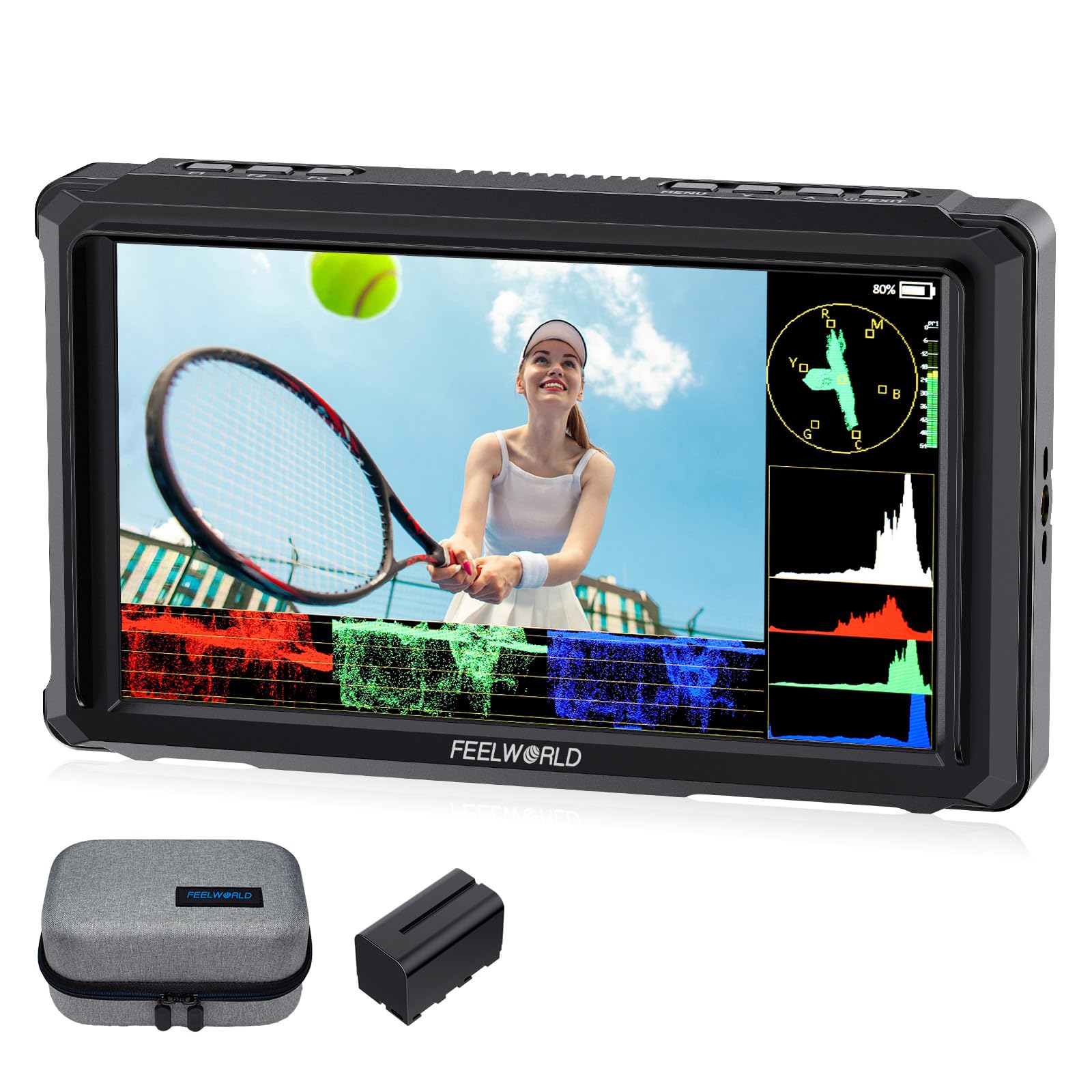 Amazon.com : FEELWORLD FW568 PRO 6 Inch 1200nit High Bright Camera