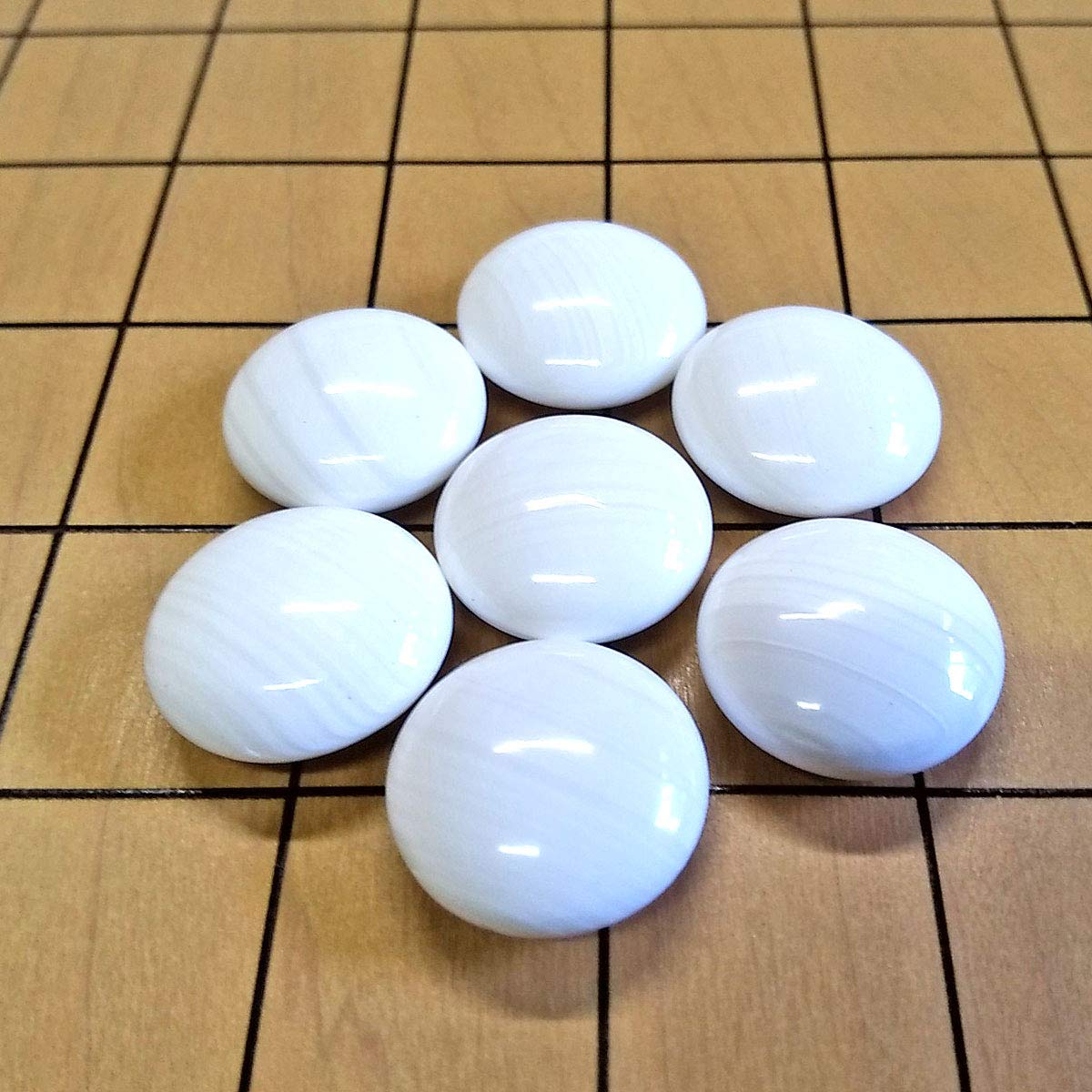 Amazon | 一生もの囲碁セット 本桂二寸 脚付き碁盤 松ランク +手作り