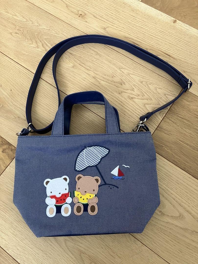 Amazon.co.jp: familiar ファミリアショー ショルダーバッグ デニム