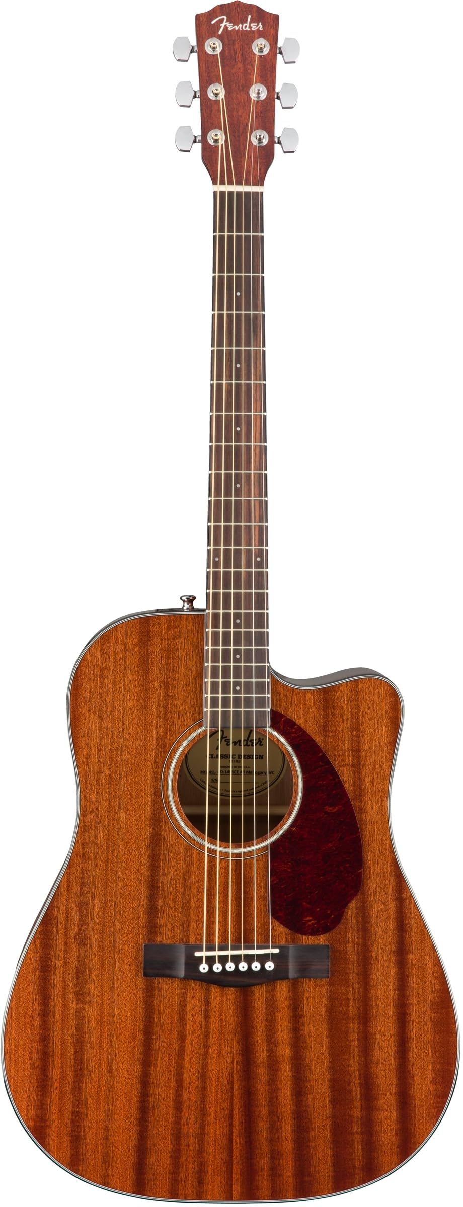 Amazon.com: Fender CD-140SCE All-Mahogany Dreadnought Cutaway