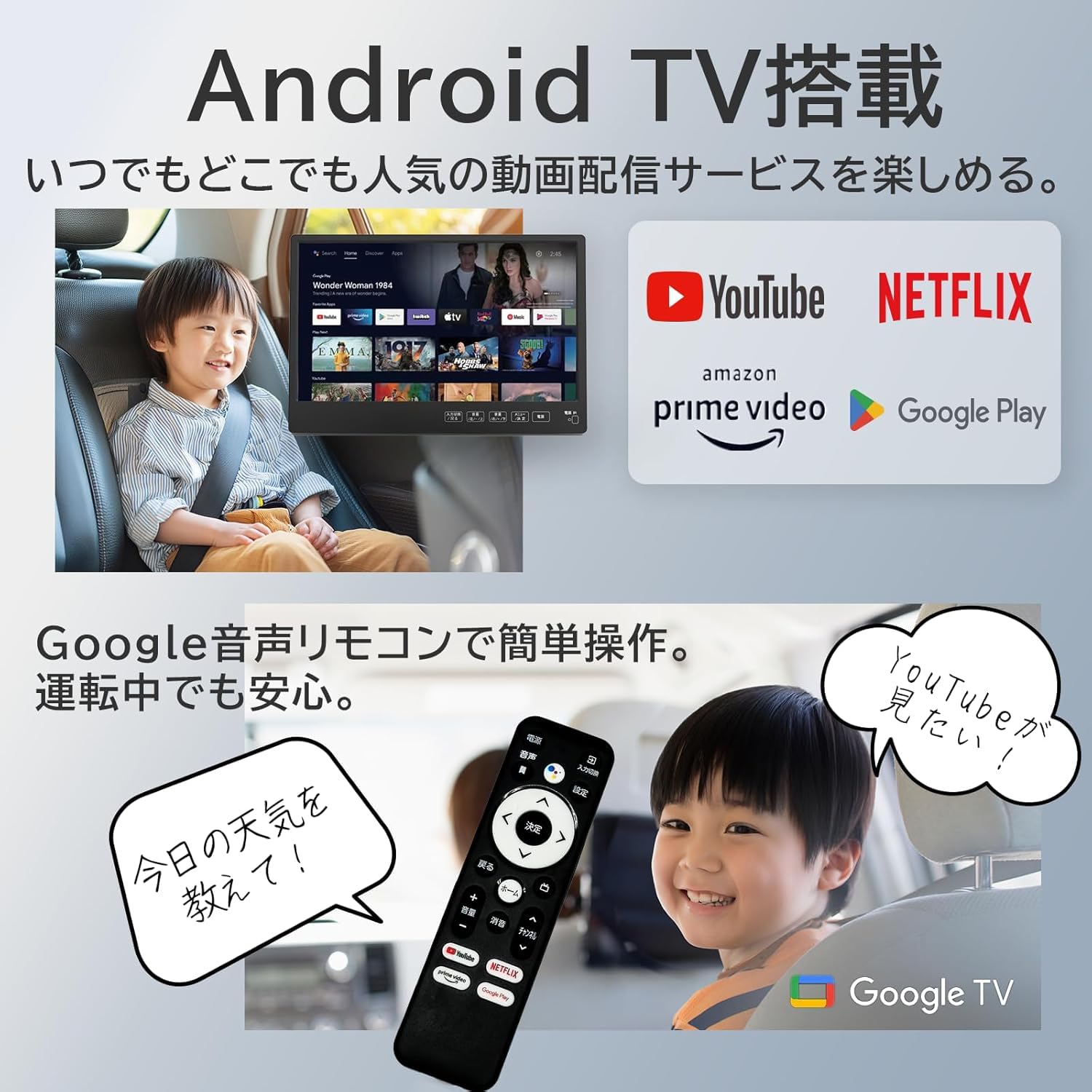 Amazon.co.jp: KEIYO ヘッドレスト リアモニター 11.6インチ IPSパネル