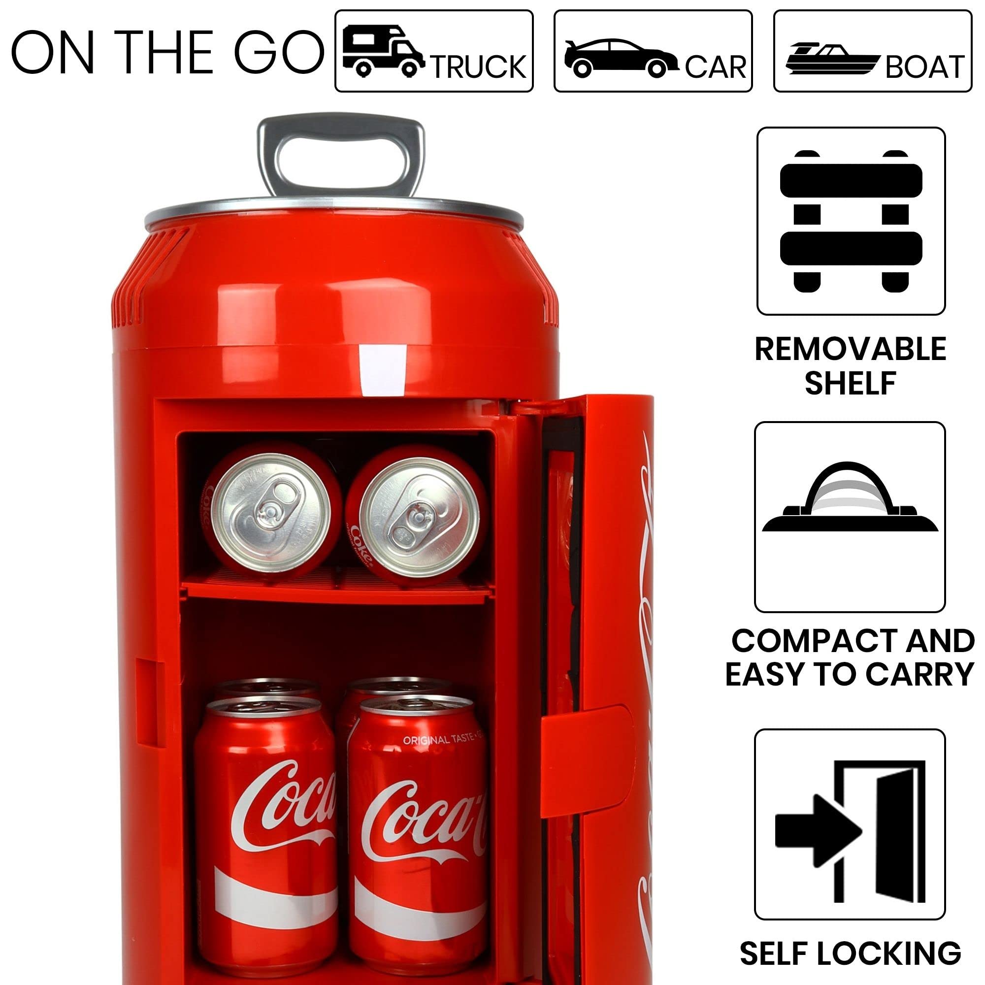 Amazon.com: Koolatron Coca-Cola Portable 8 Can Thermoelectric Mini