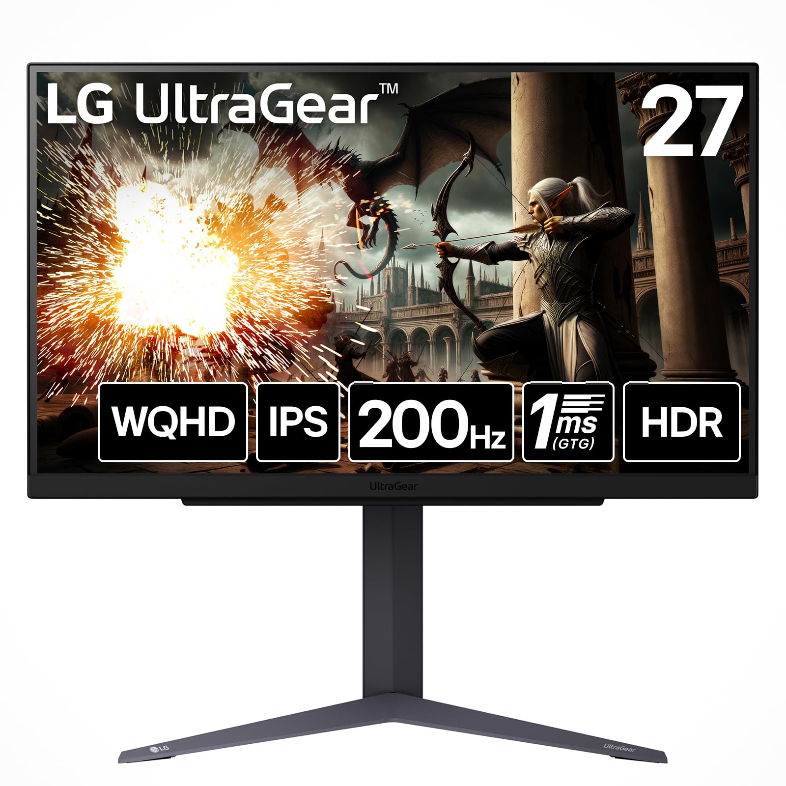 Amazon.co.jp: LG ゲーミングモニター LG UltraGear 27GS75Q-B 27.0