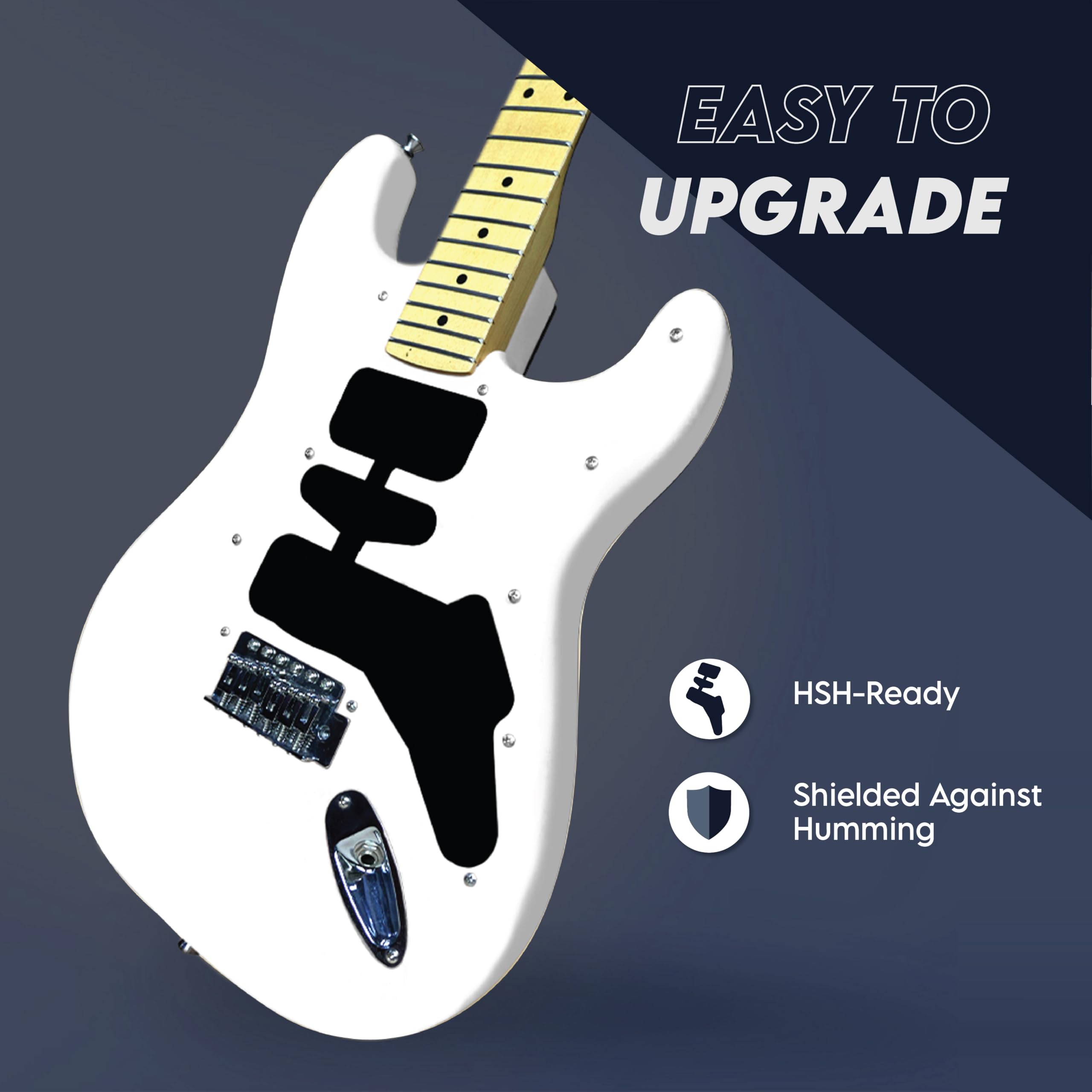 Amazon | RJ Guitars Gigline Skycaster エレキギター S型 大人用 フル