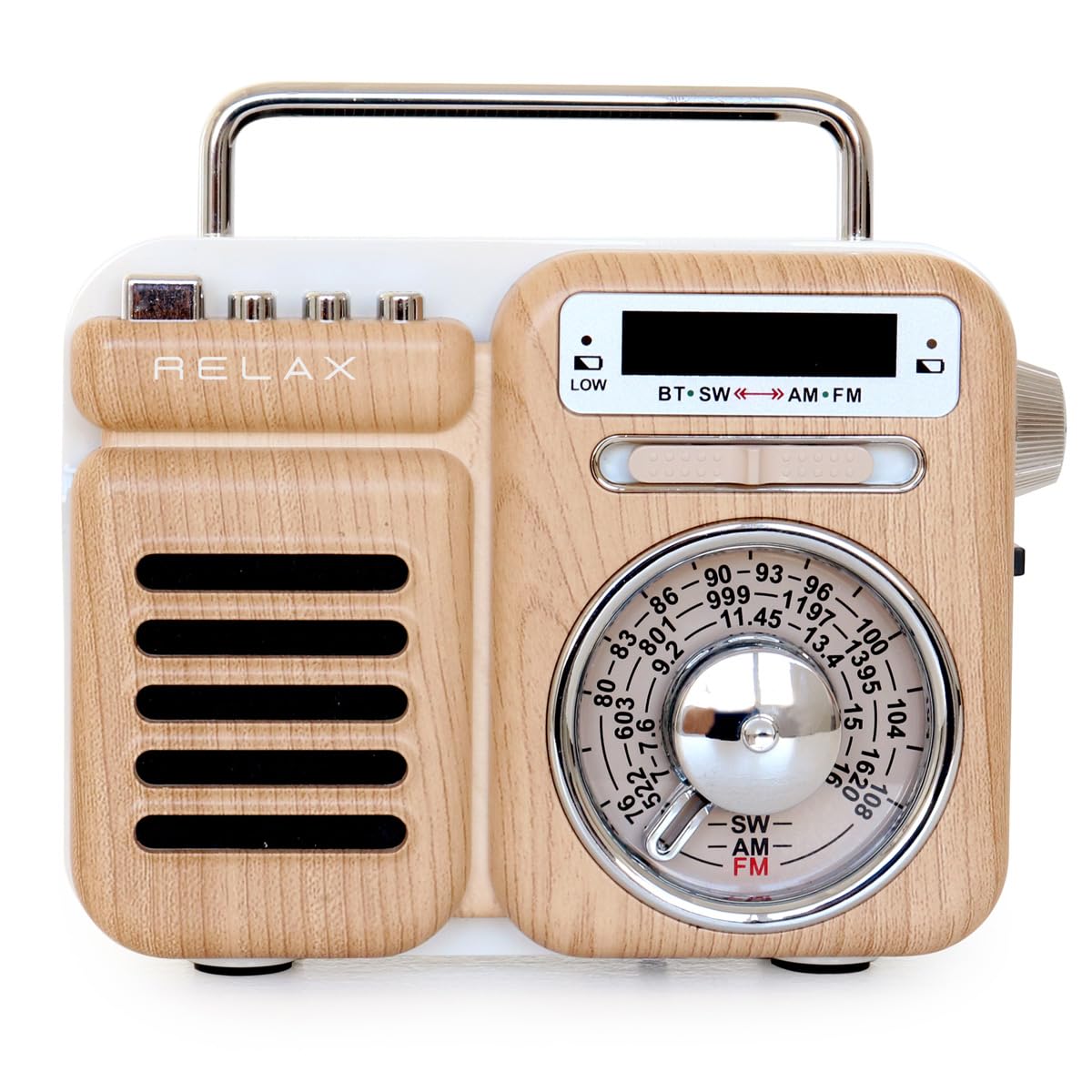 Amazon.co.jp: RELAX マルチ レトロラジオ スピーカー 1台7役