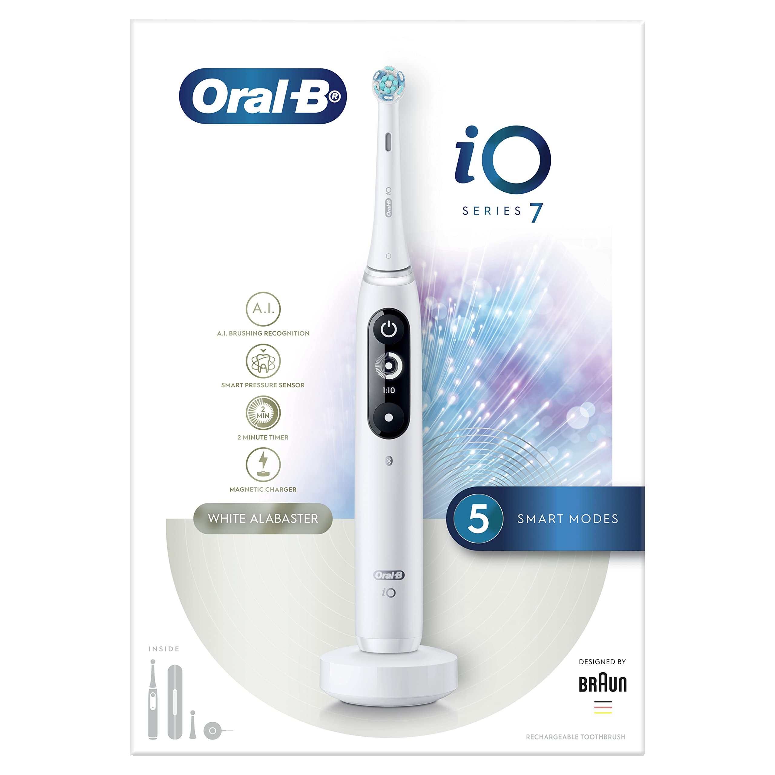 Oral-B iO 7 Series White Rechargeable Toothbrush : Amazon.sg