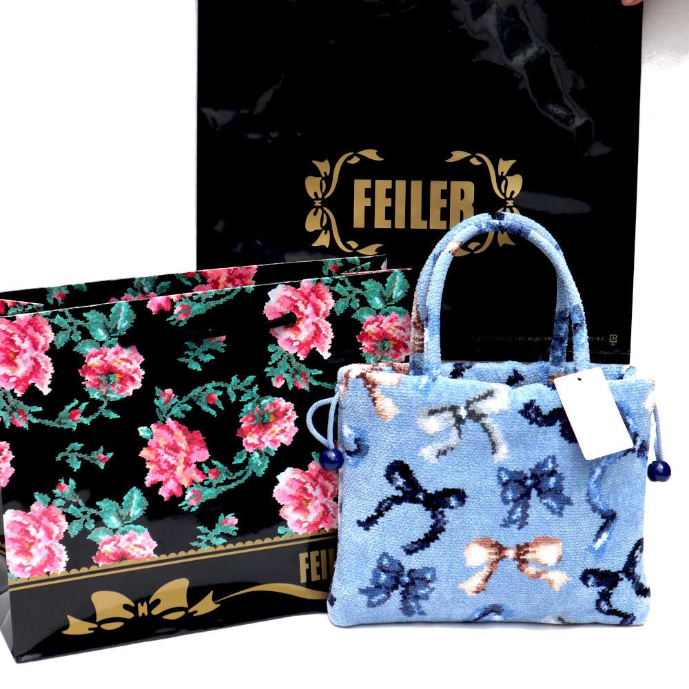 Amazon.co.jp: フェイラー ギフトセット バッグ 手付き巾着 巾着バッグ