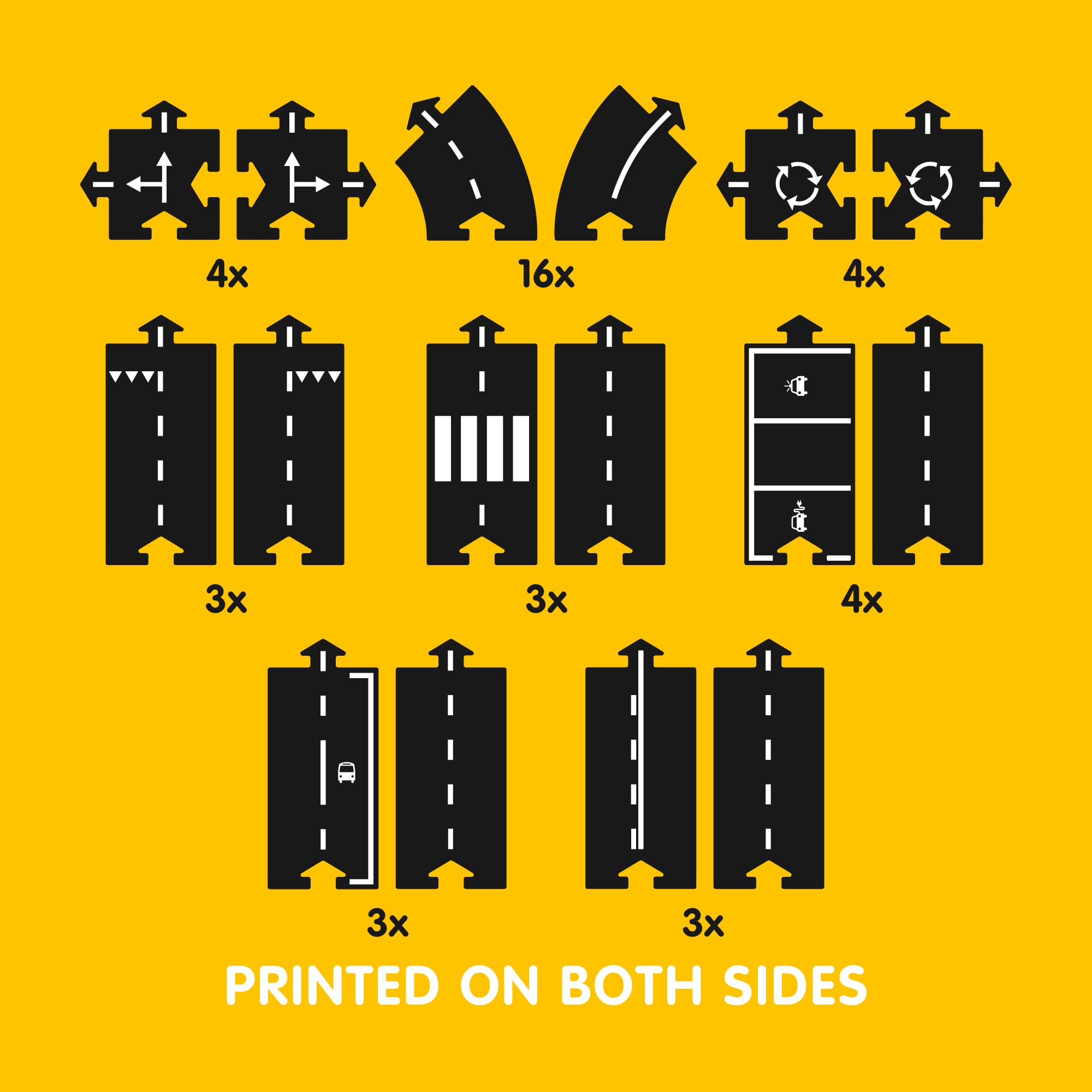 Amazon.com: Waytoplay's King of The Road - Flexible Toy Road Set