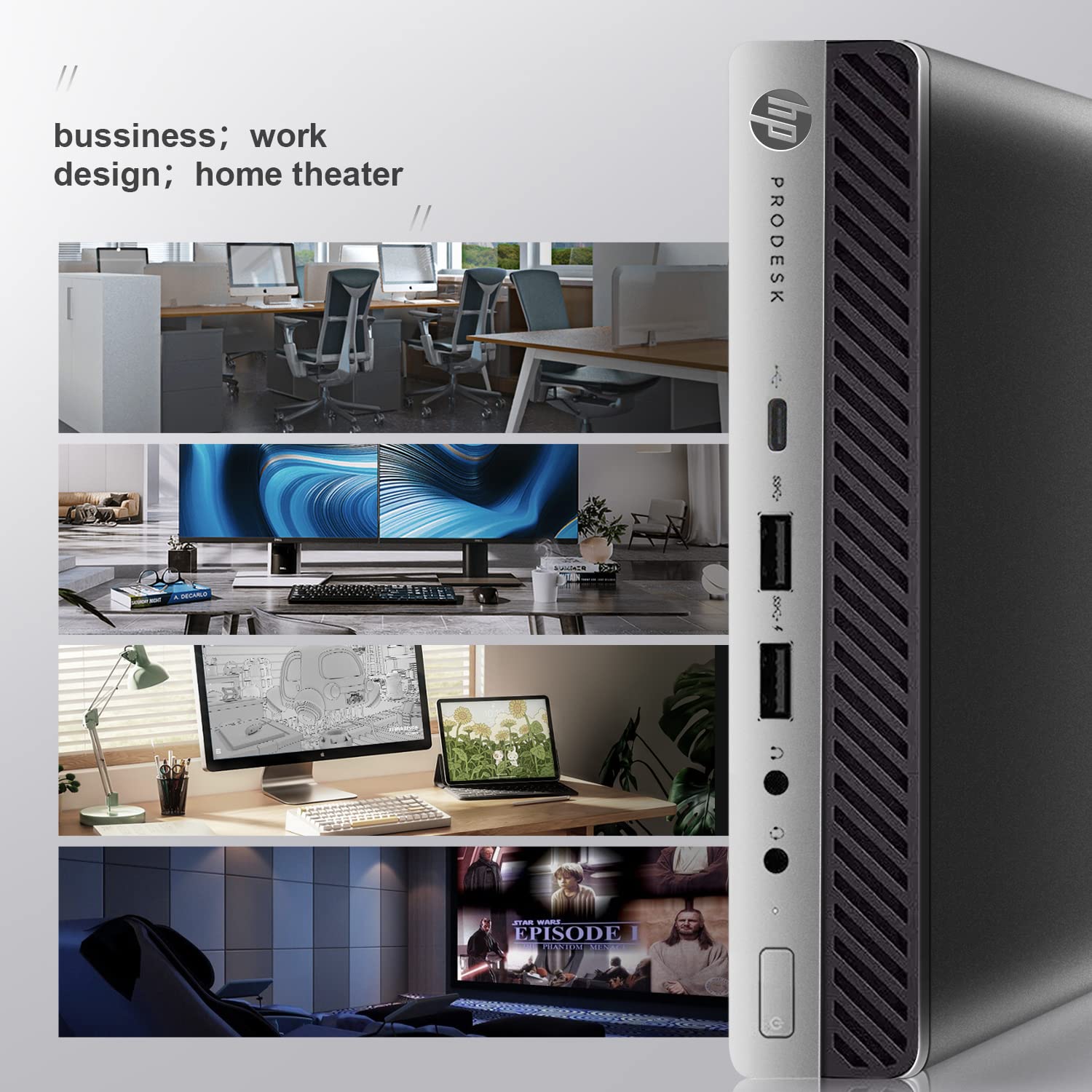 Amazon.com: HP ProDesk 400 G3 Mini Computers Office Micro Desktop