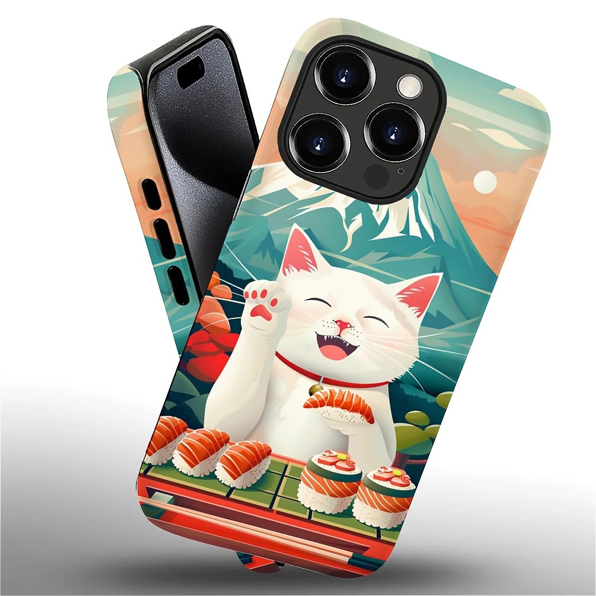 Amazon.com: ZHEGAILIAN Case for iPhone 16 Pro Max,The Cat Eating