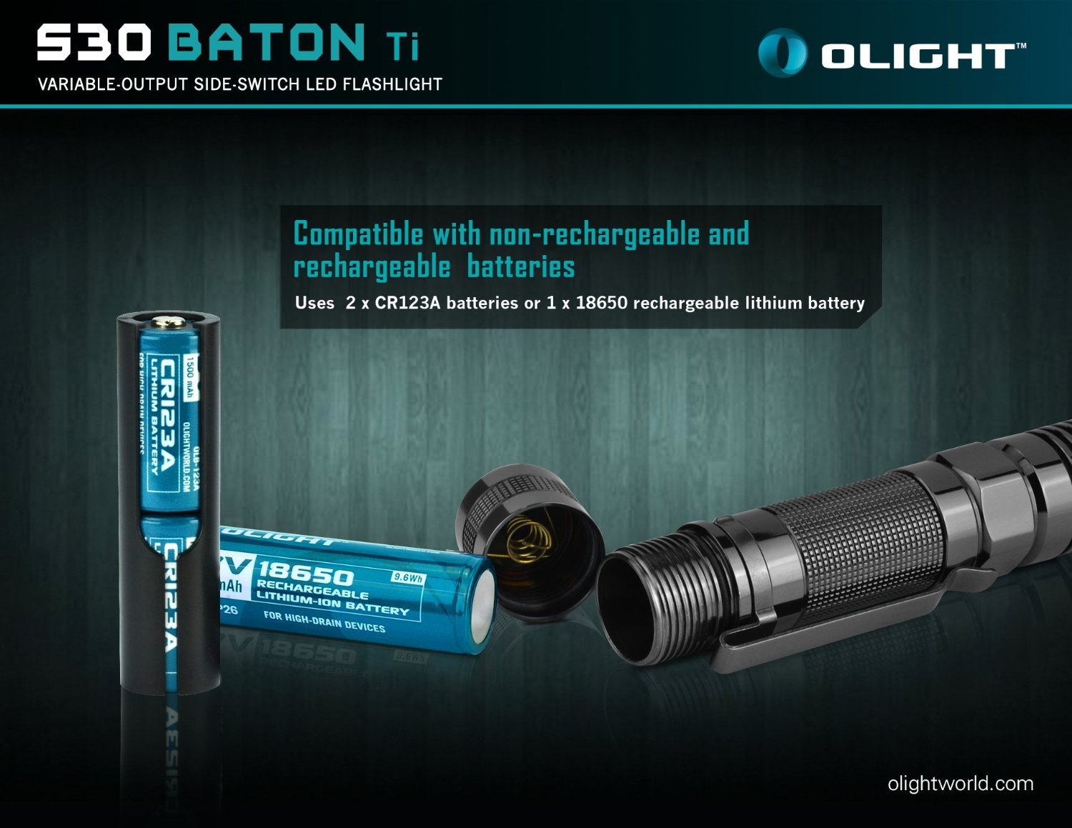 Olight S30 Limited Edition Titanium body 1000 Lumens LED